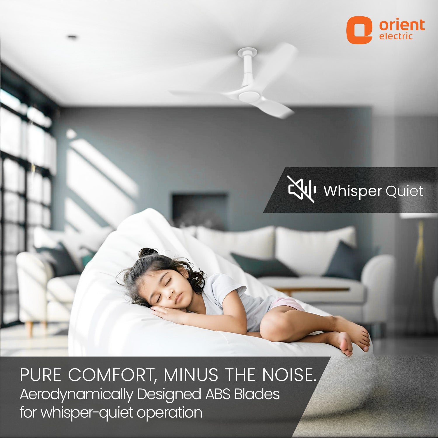 Orient Electric Aerosleek 5 Star Rated Premium BLDC Fan with Remote