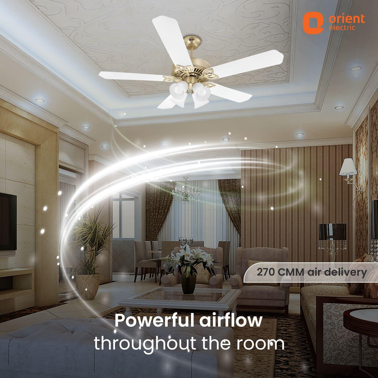Orient Electric Subaris Underlight Premium Ceiling Fan with Remote | 2-year Warranty