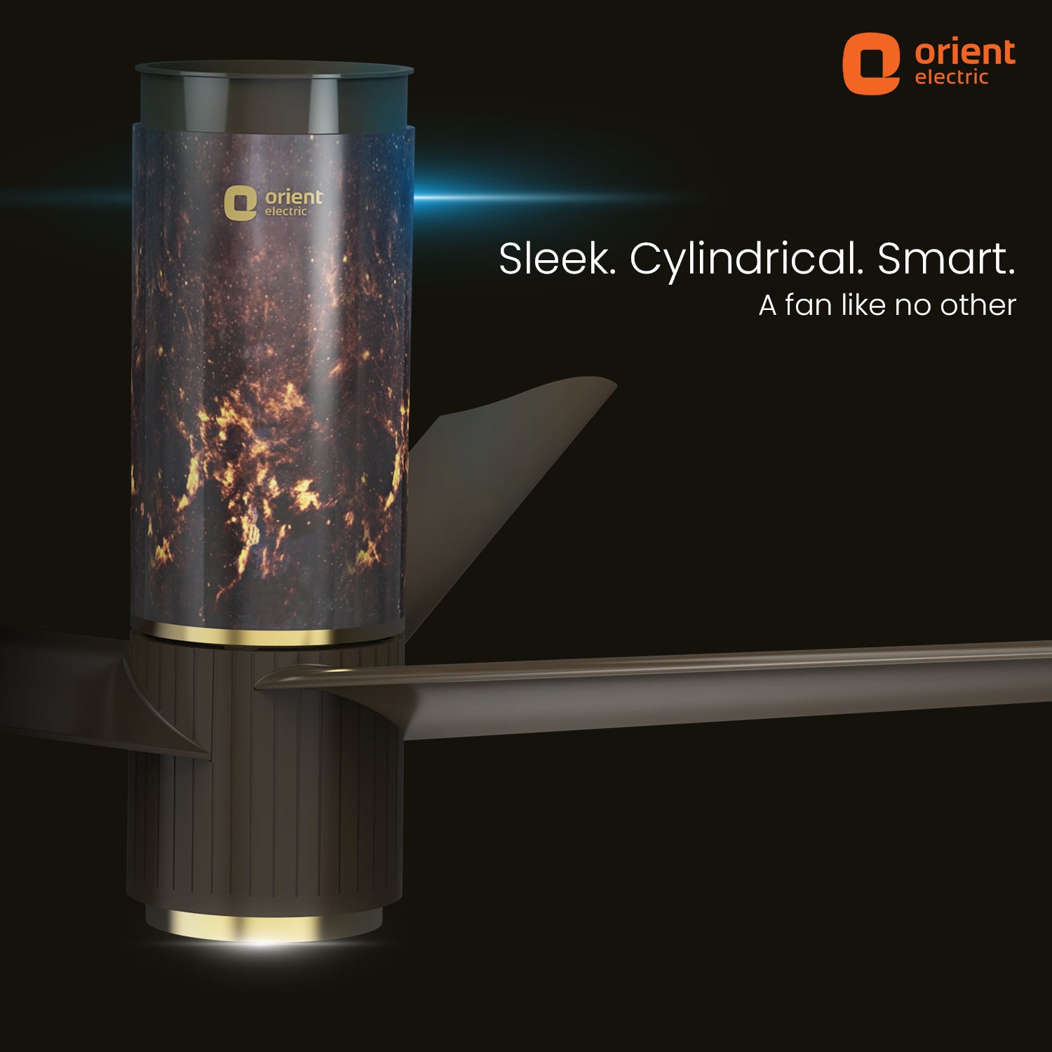 orientelectric Aeroslim IoT Remote Fan with Light | 5-Year Warranty