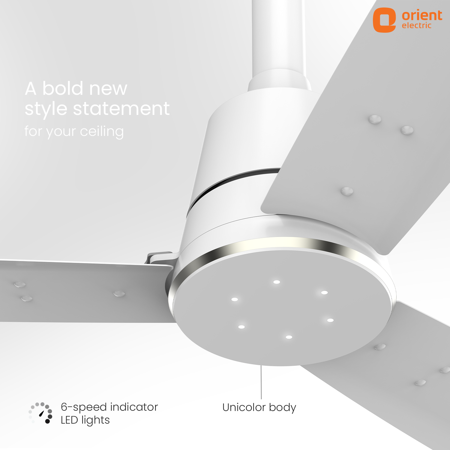 Orient Electric Proton BLDC Fan with Remote | 3-Year Warranty