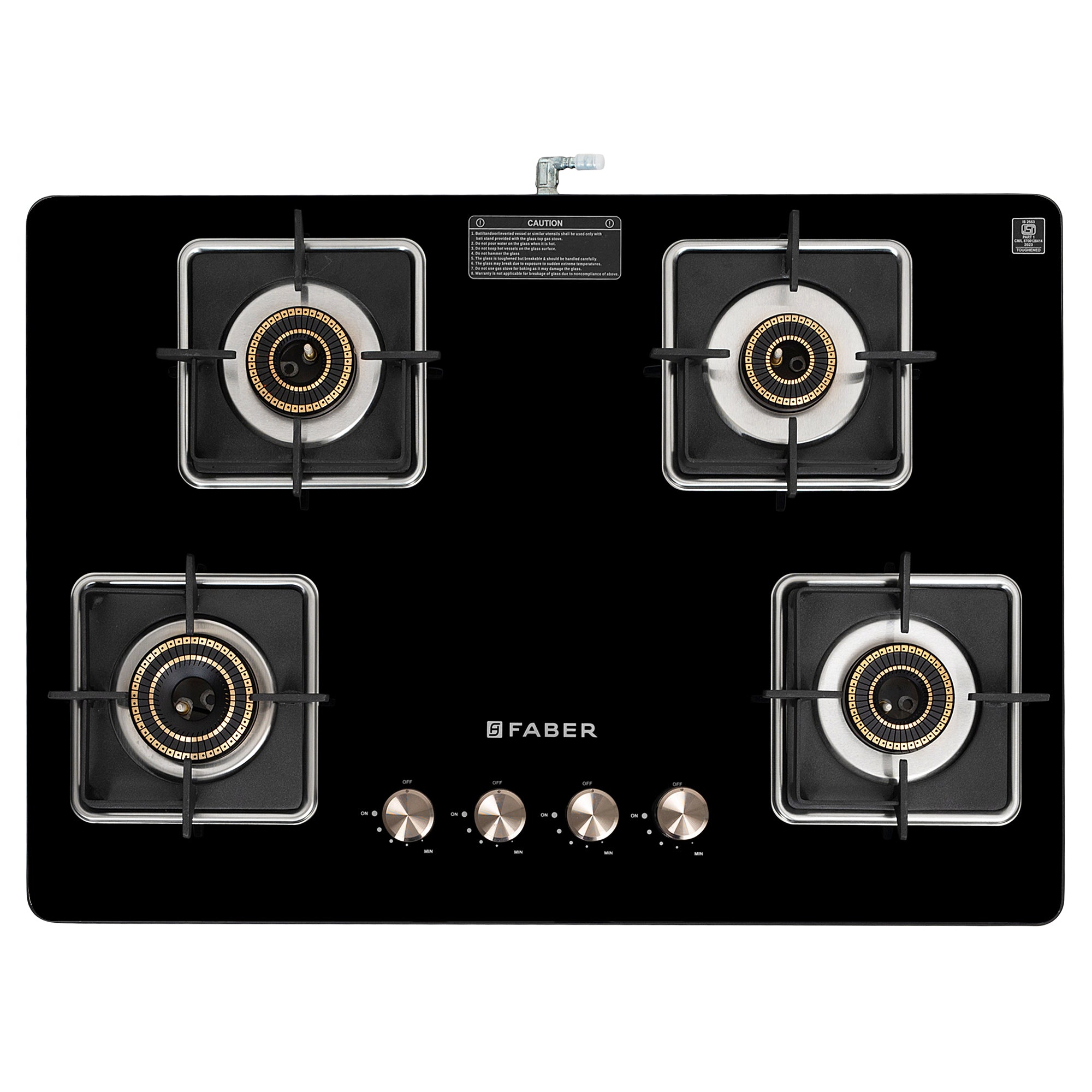 Faber India HOB COOKTOP NiOS AUTO 4BB BK