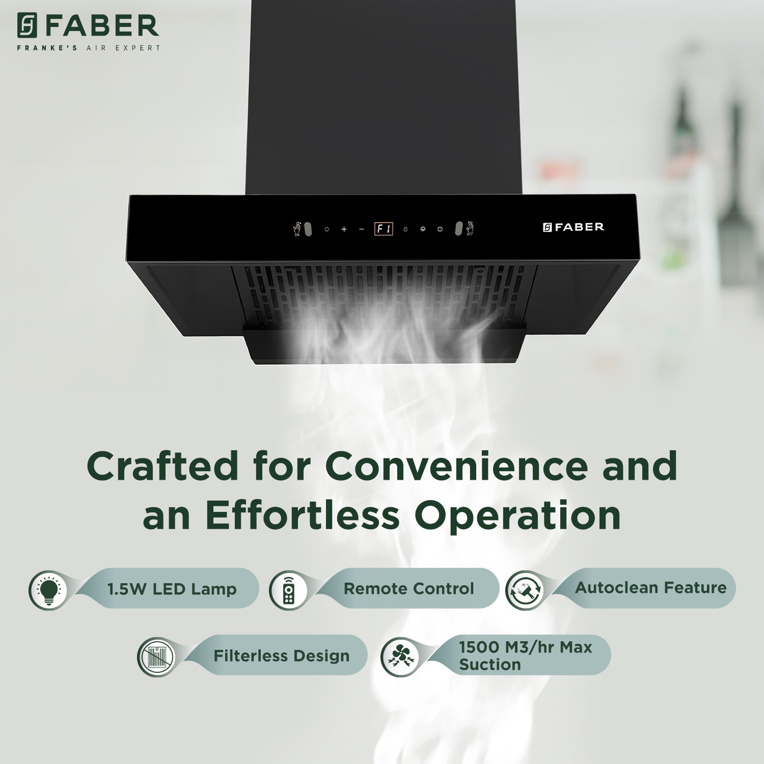Faber India HOOD SIGMA BLDC HC SC BK 60