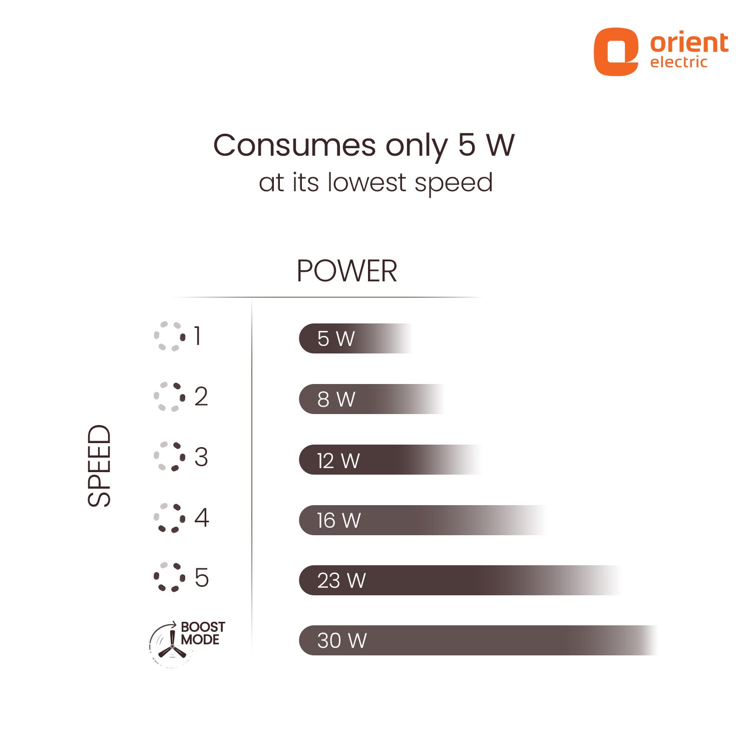 Orient Electric Ecotech Prime CX 5 Star BLDC Ceiling Fan with LED Indicator Light