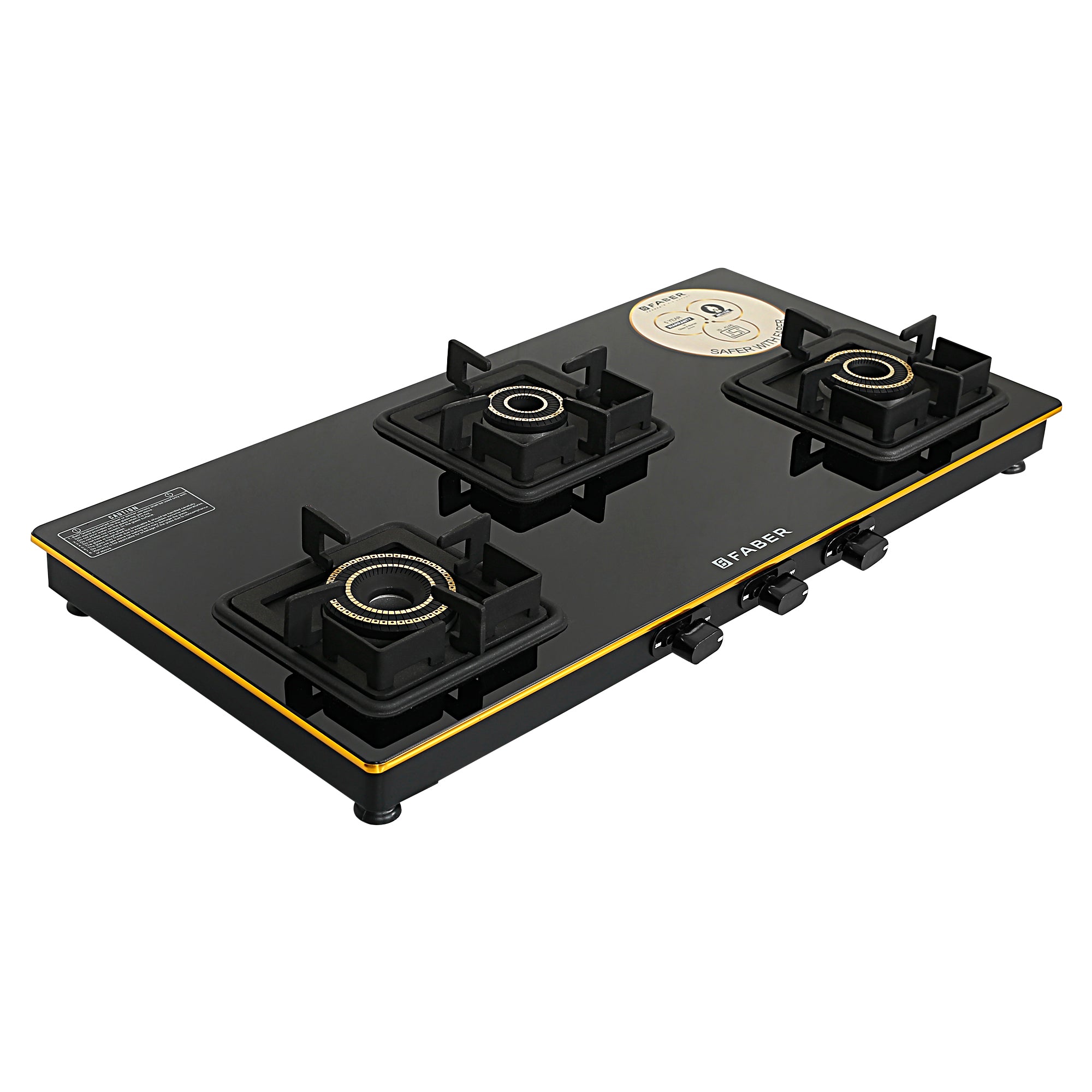 Faber India HOB COOKTOP PRINCE PLUS 3BB BK