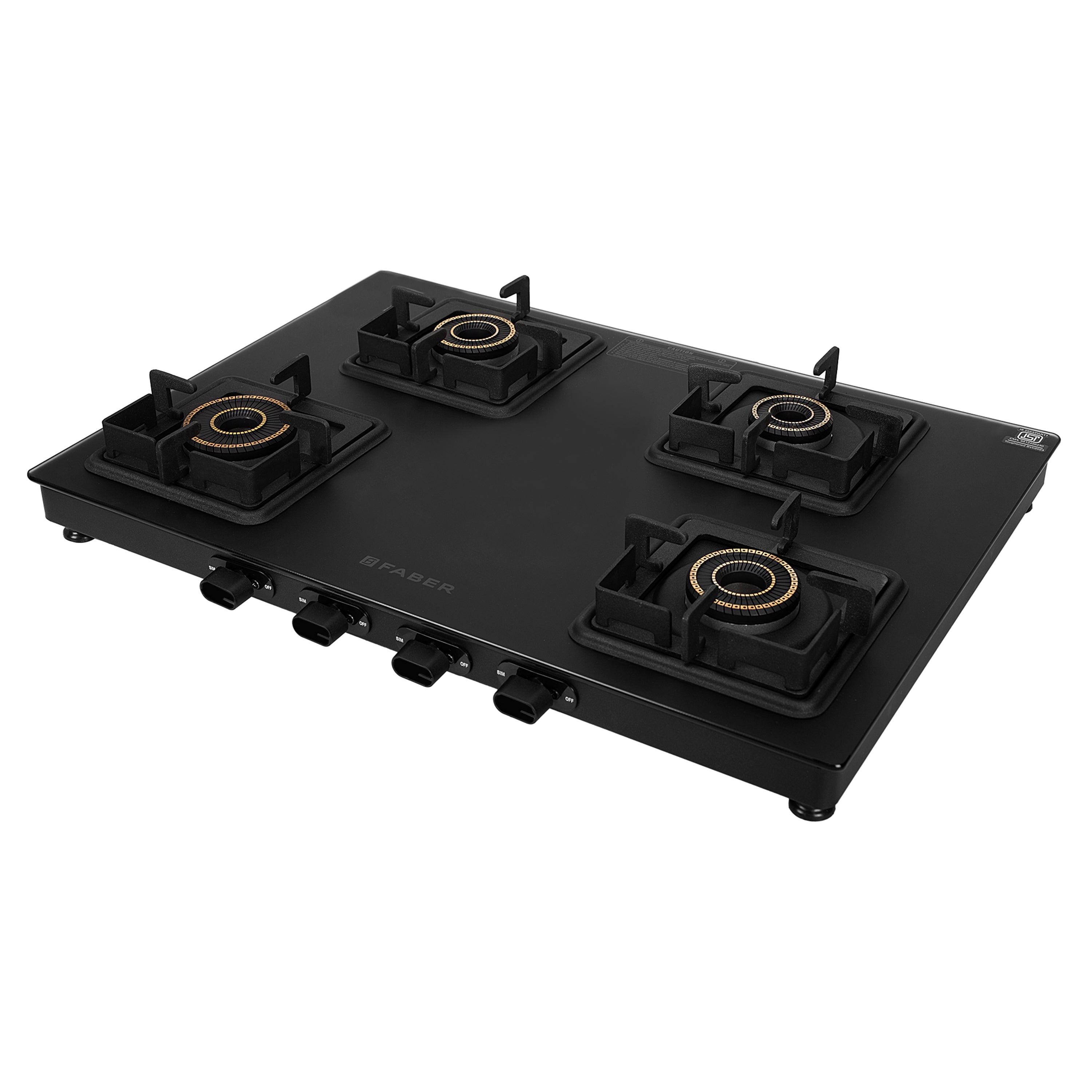 Faber India COOKTOP BLOSSOM 4BB BK CI