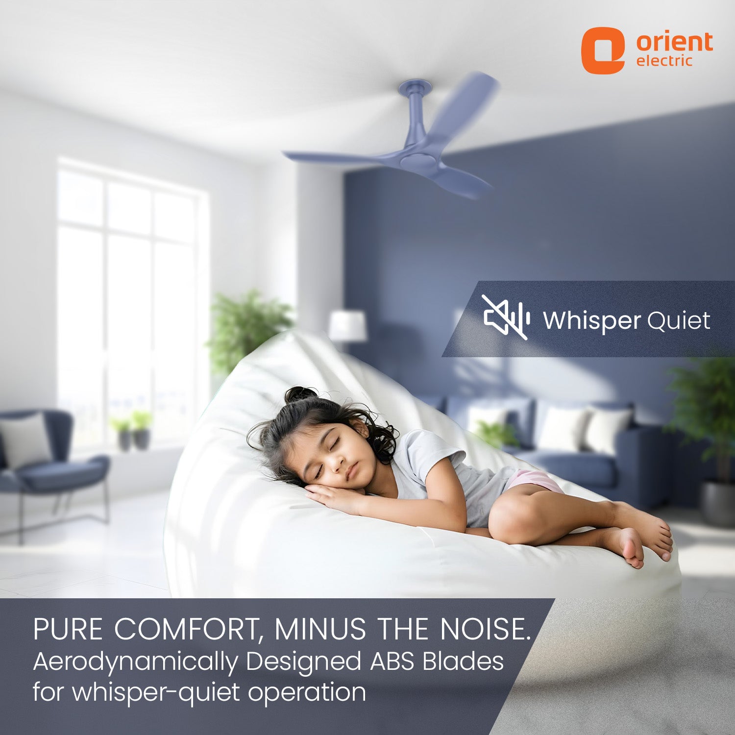 Orient Electric Aerosleek 5 Star Rated Premium BLDC Fan with Remote