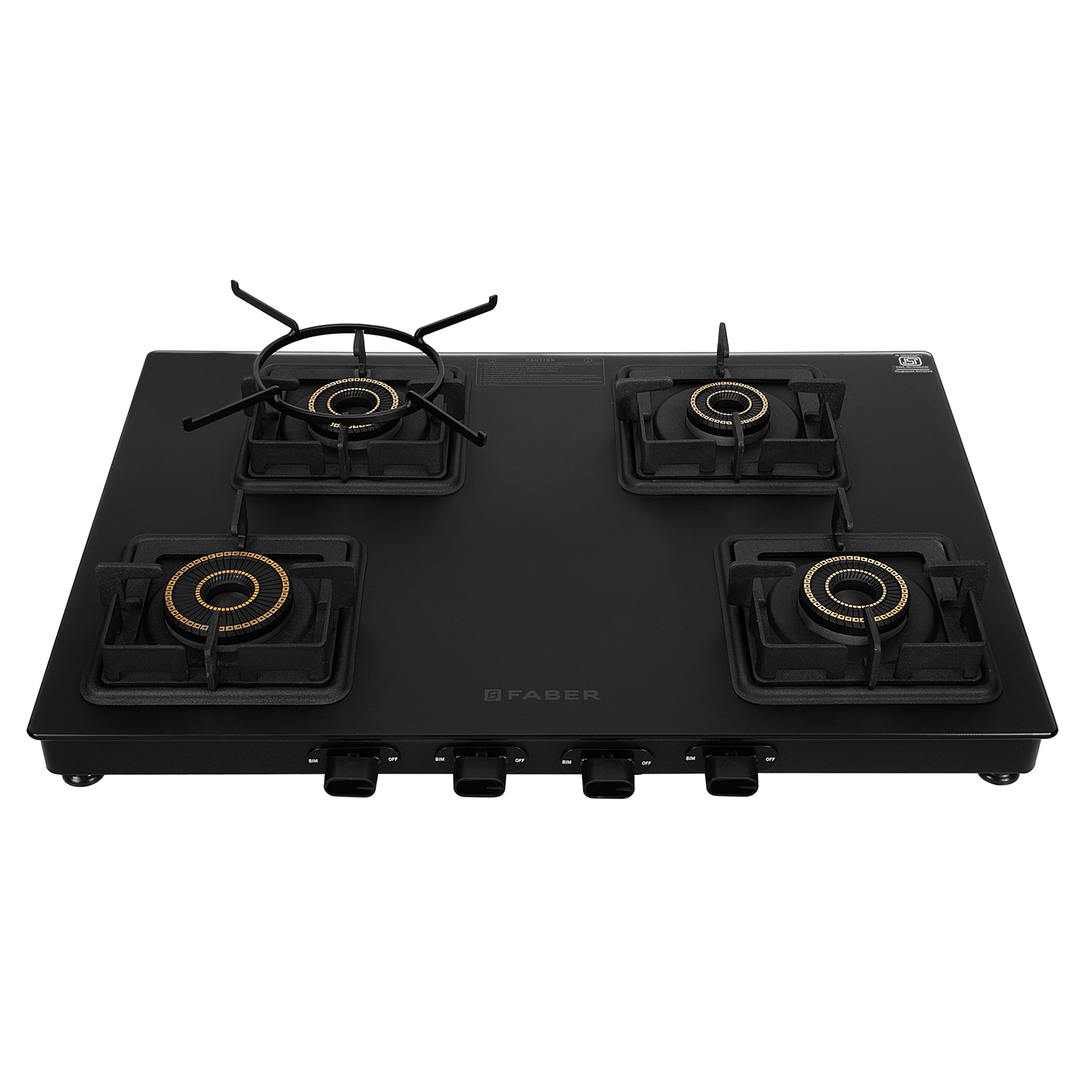 Faber India COOKTOP BLOSSOM 4BB BK CI