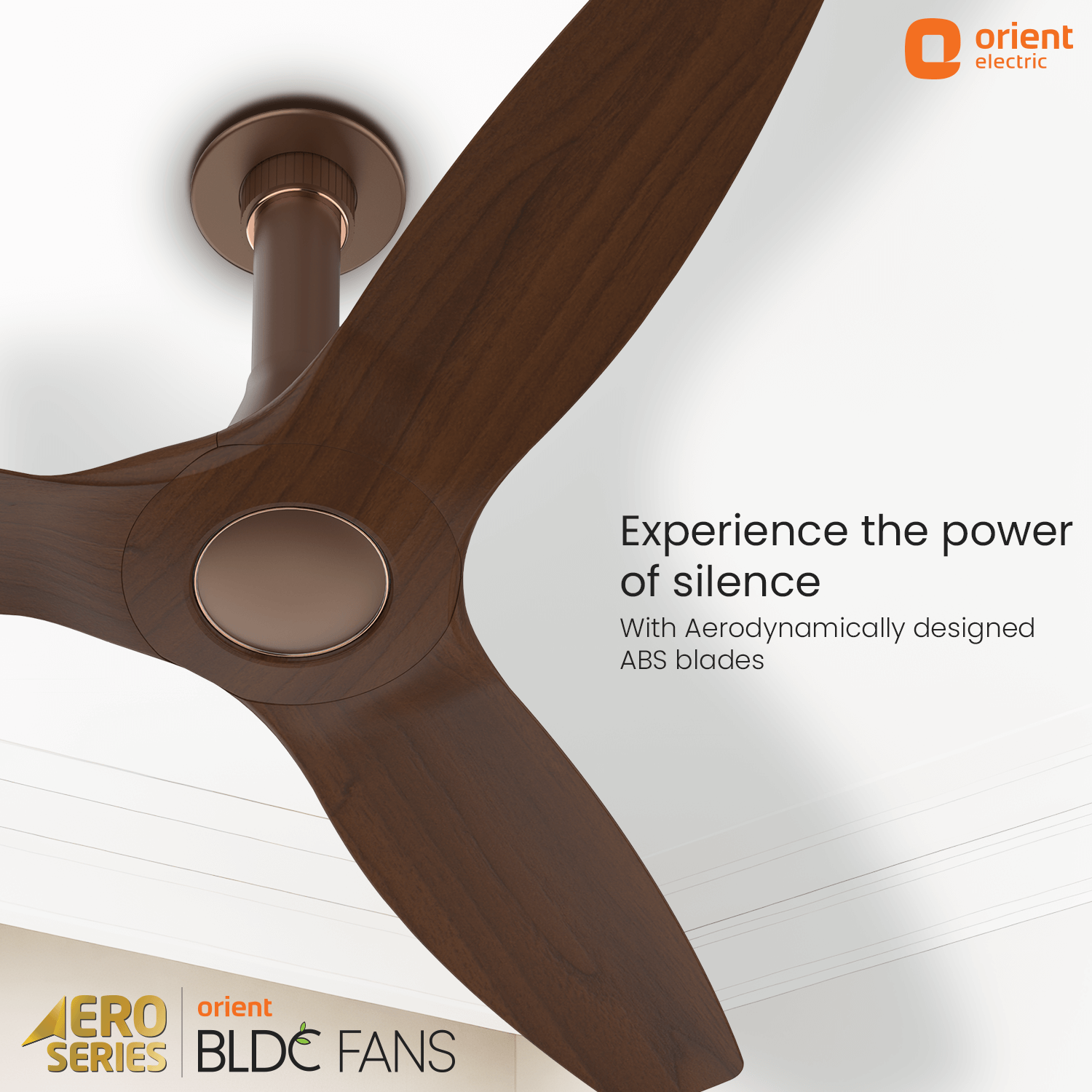 Orient Electric Aeroquiet Neu BLDC Pro Ceiling Fan | Whisper Quiet | Remote Controlled