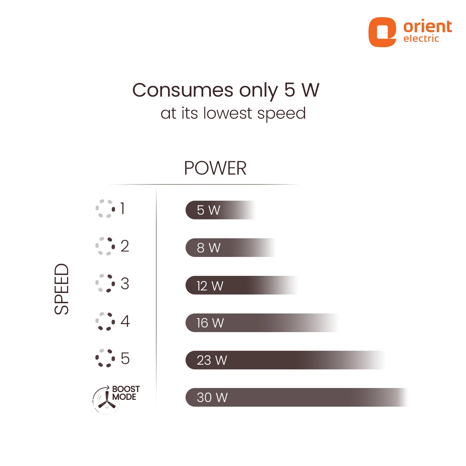 Orient Electric Ecotech Prime CX 5 Star BLDC Ceiling Fan with LED Indicator Light
