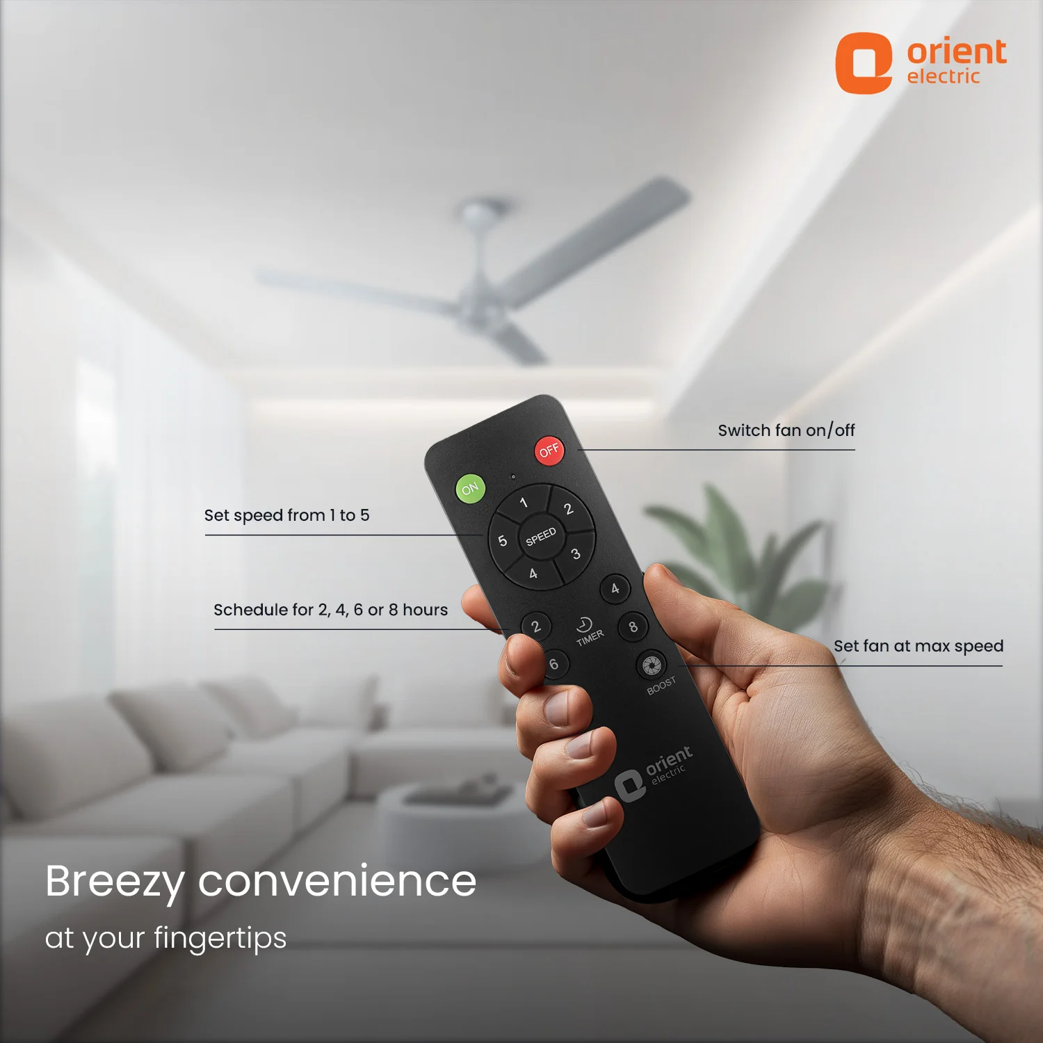 Orient Electric Ecotech Neu BLDC 5 Star Ceiling Fan