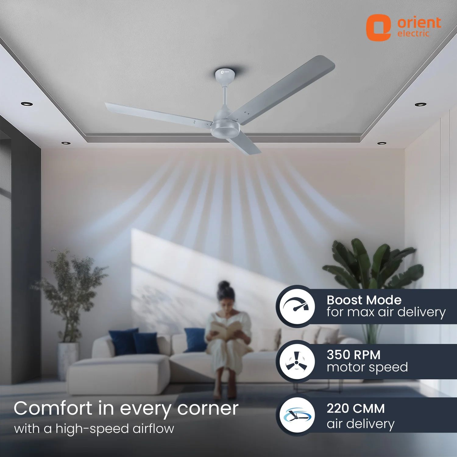 Orient Electric Ecotech Neu BLDC 5 Star Ceiling Fan