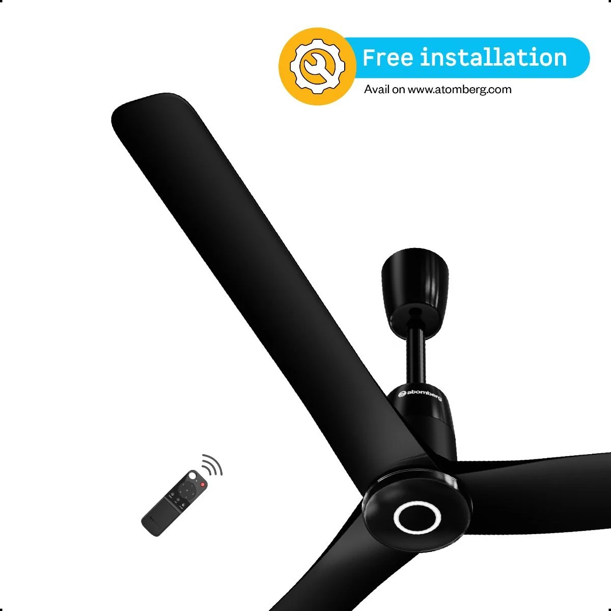 Atomberg Atomberg Aris Contour Ceiling Fan Marble White 1200mm