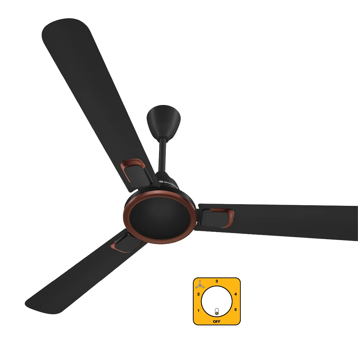Atomberg Atomberg Erica Signature Ceiling Fan - Midnight Black 1230mm