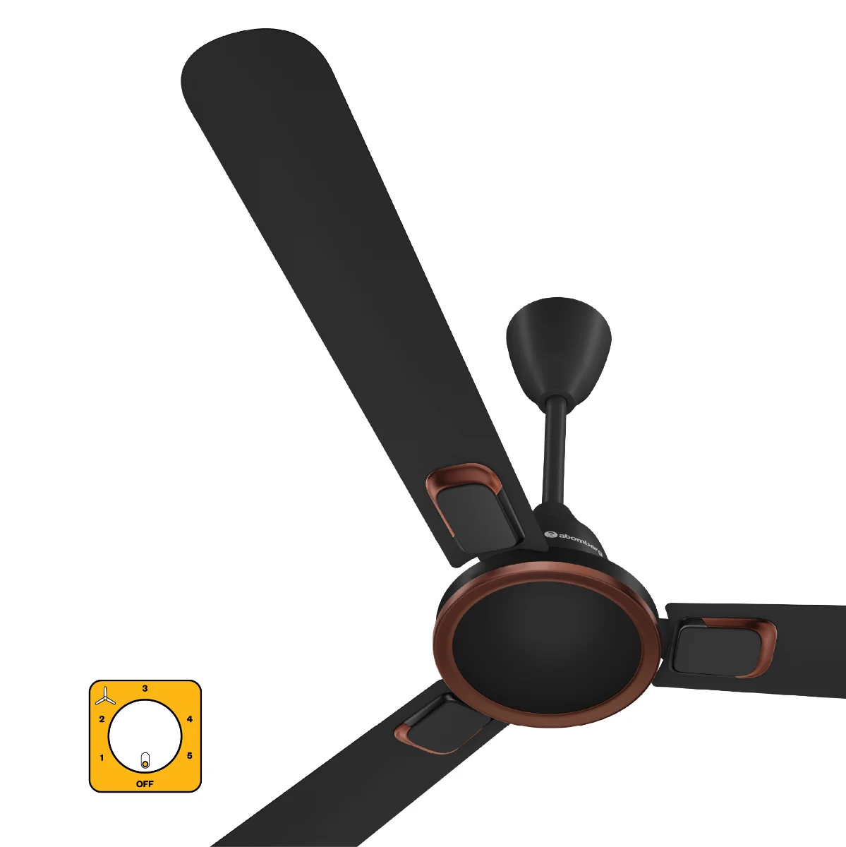 Atomberg Atomberg Erica Signature Ceiling Fan - Midnight Black 1230mm
