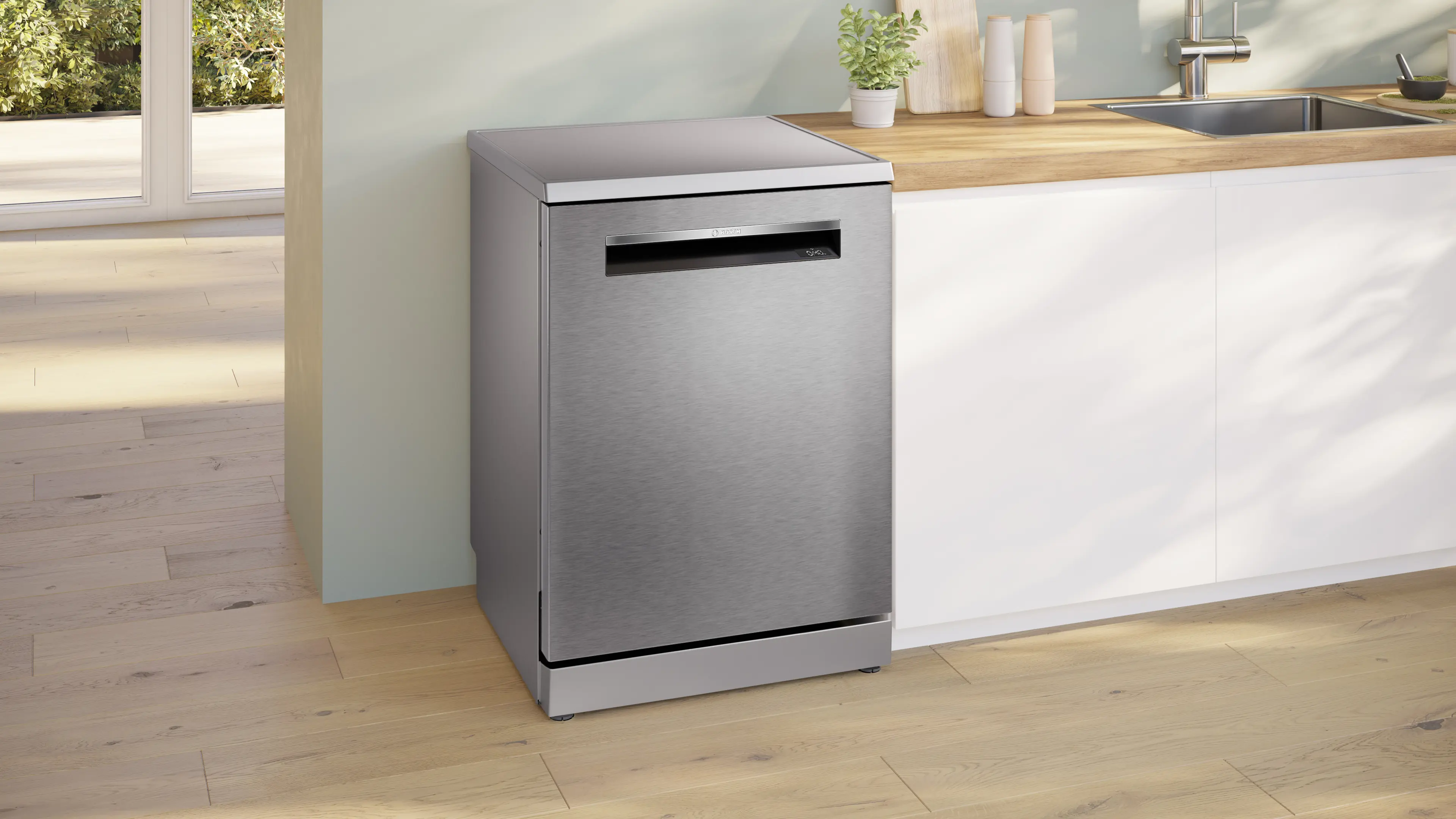 Bosch Bosch SMP6HMI00I Series 6 Free-Standing Dishwasher