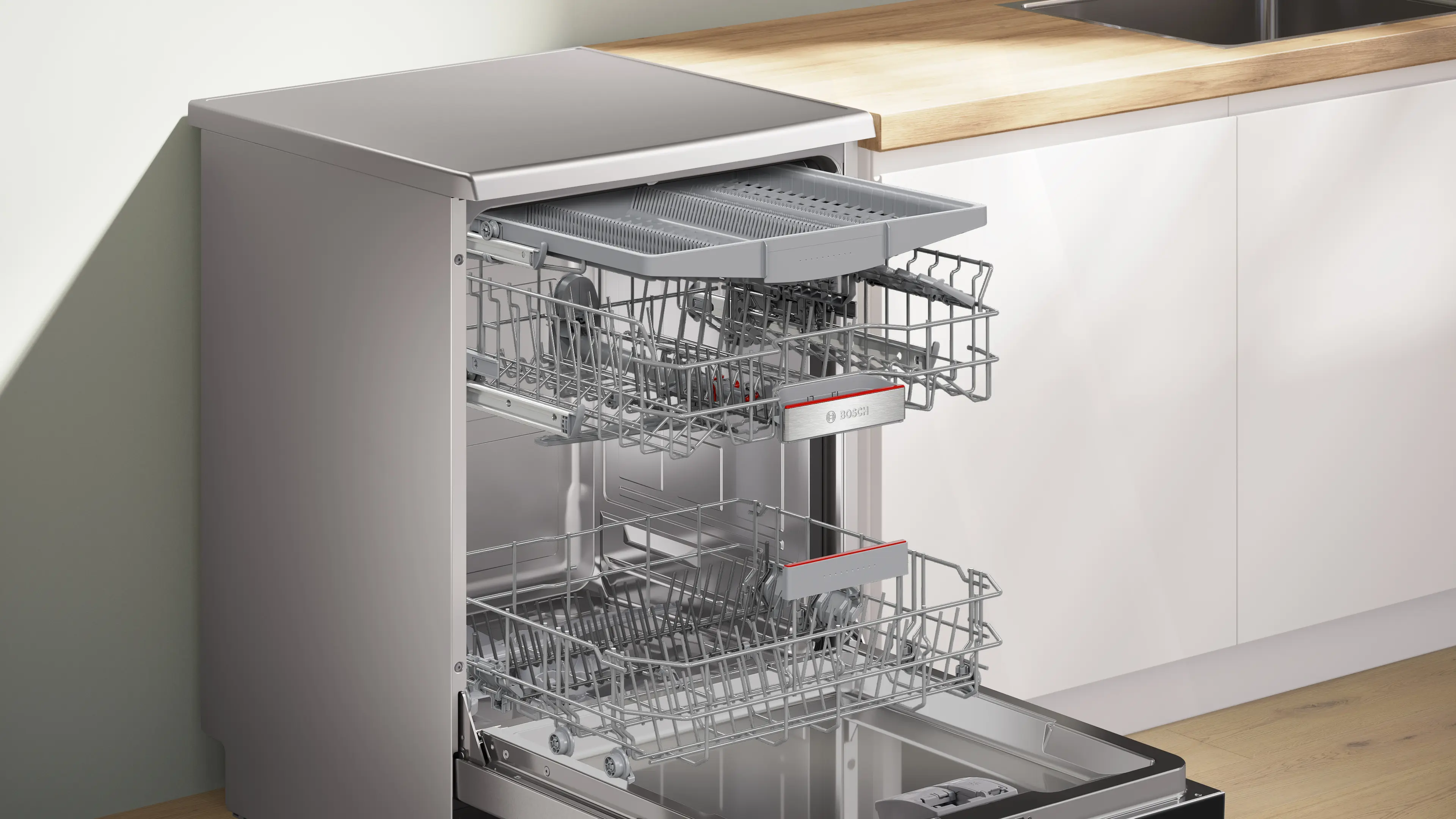 Bosch Bosch SMP6HMI00I Series 6 Free-Standing Dishwasher