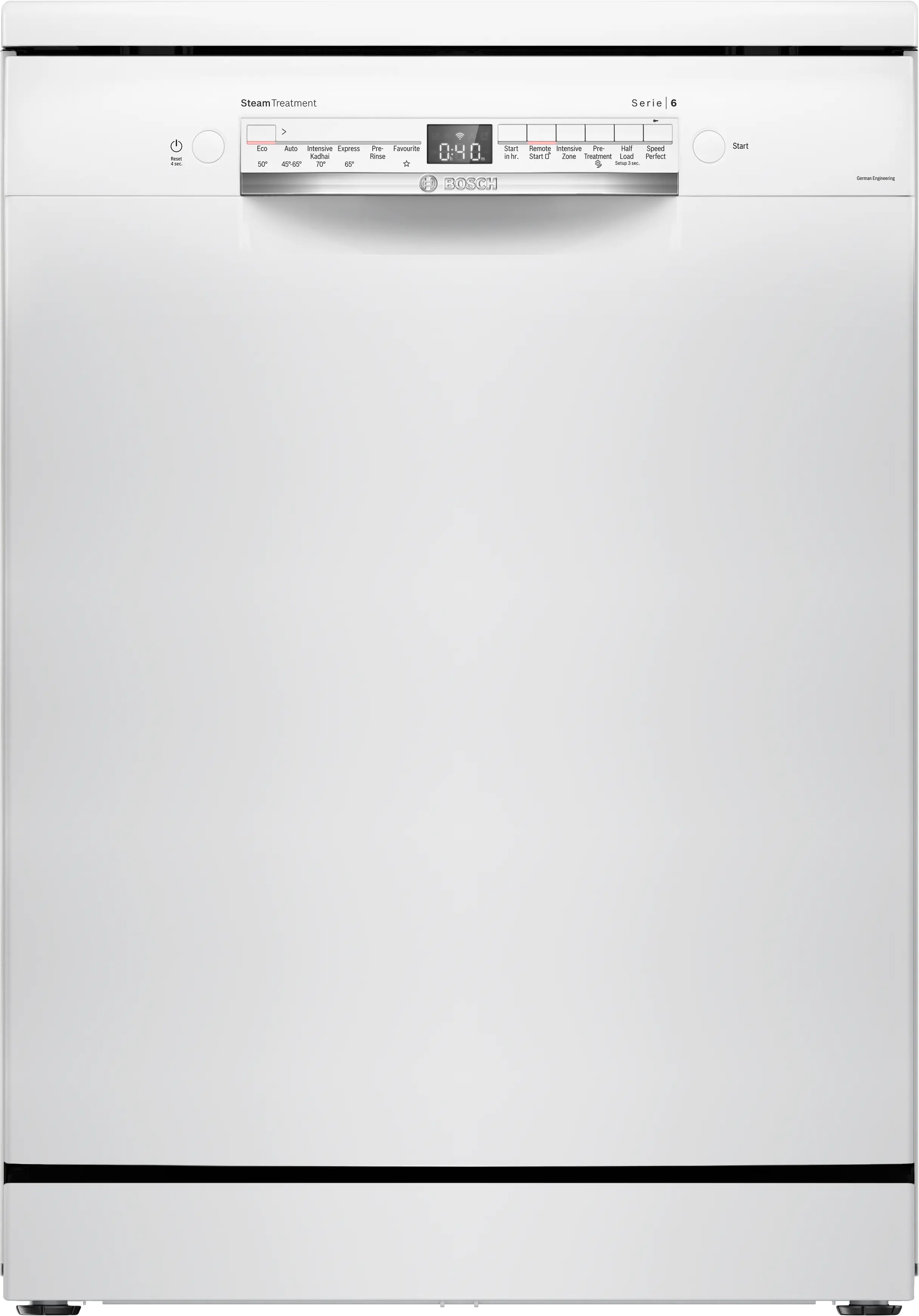 Bosch Bosch SMS6IKW01I Free-standing Dishwasher 60cm White Series 6