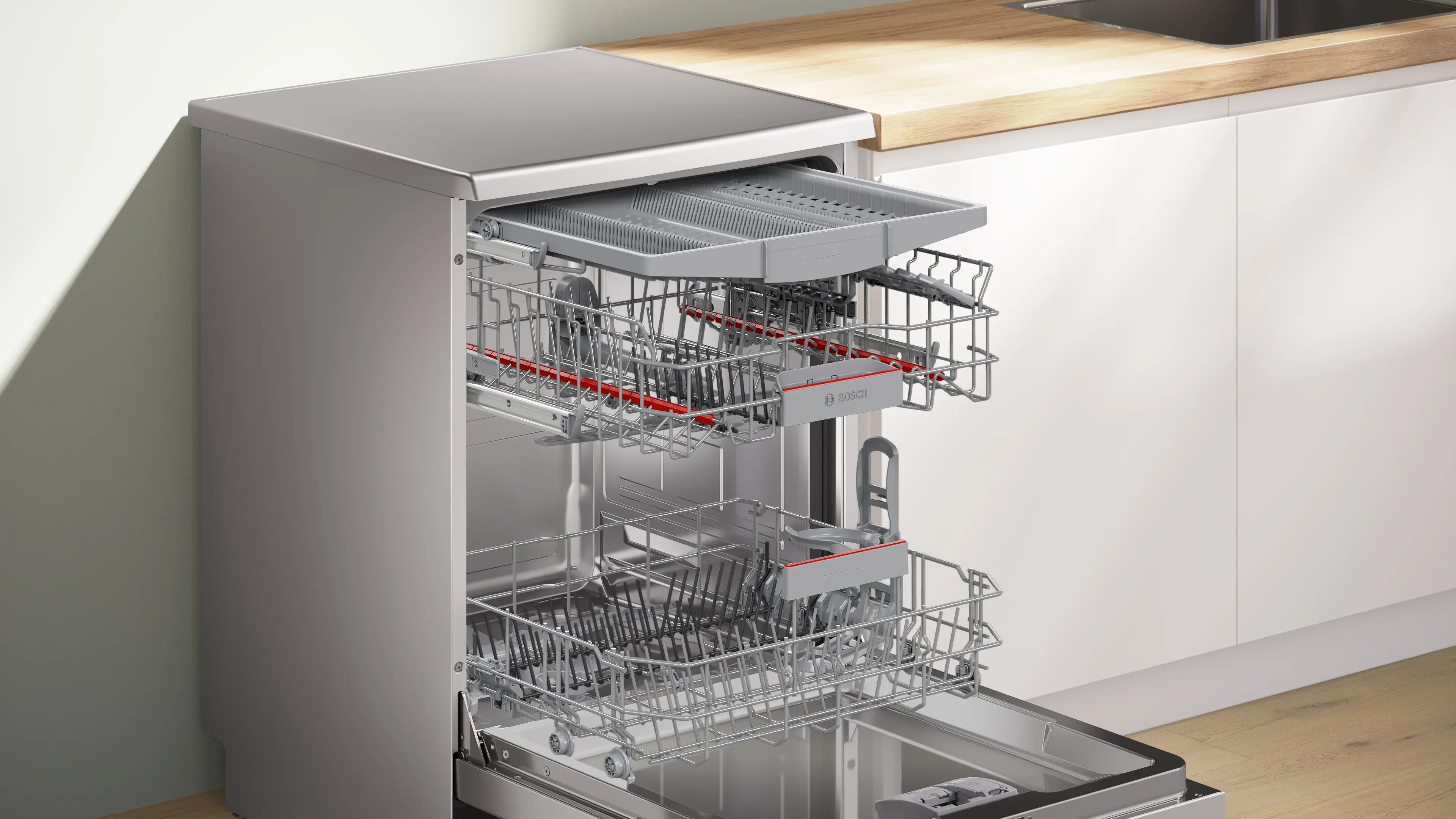 Bosch Bosch SMS4HMB62T Free-Standing Dishwasher 60cm Black