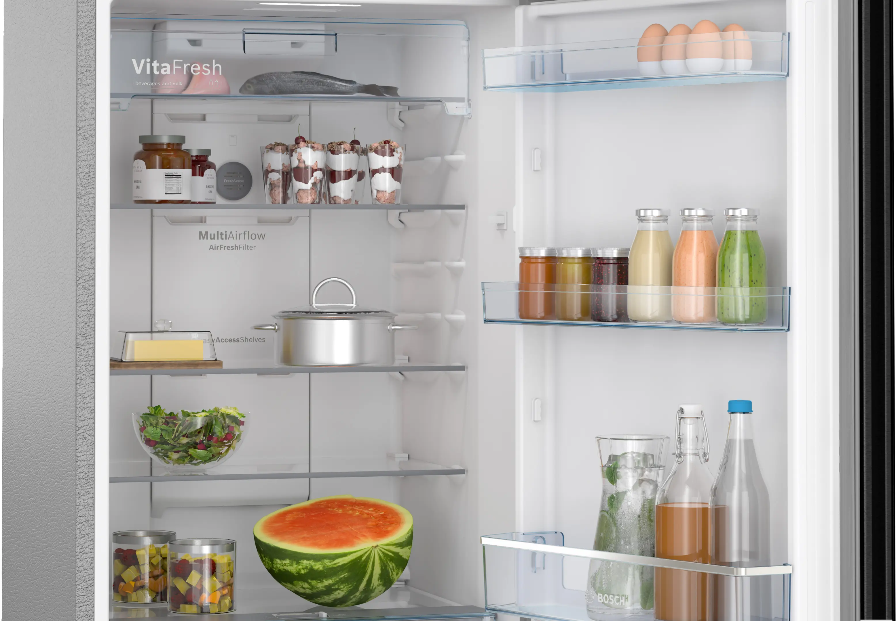 Bosch Bosch CTN35L02NI Series 4 Free-Standing Top Freezer Fridge