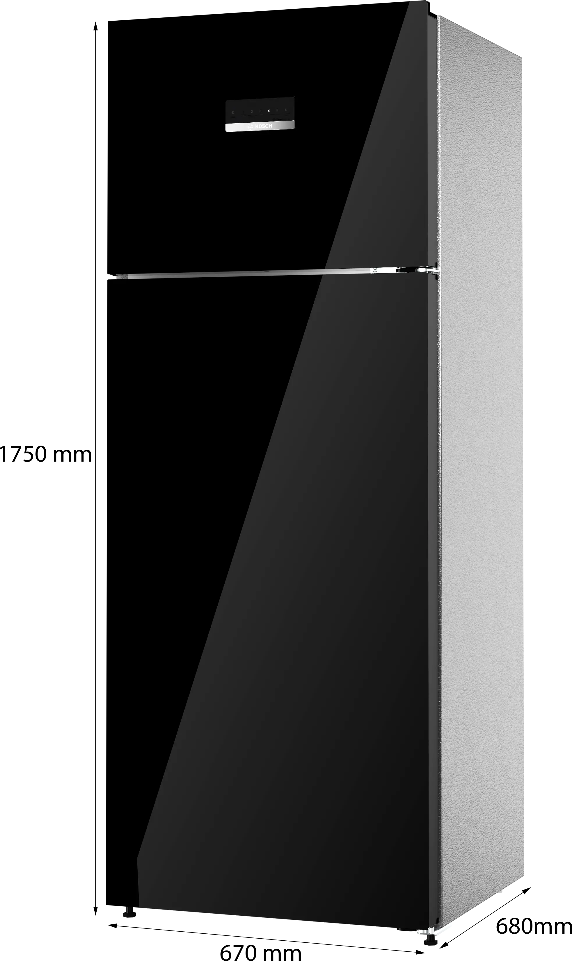 Bosch Bosch CTN35L02NI Series 4 Free-Standing Top Freezer Fridge