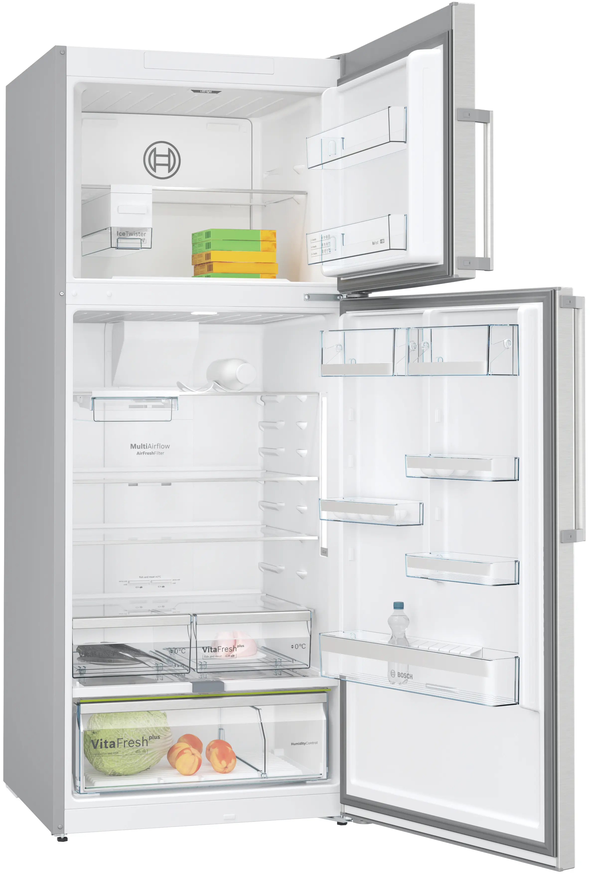 Bosch Bosch KDN76AID0I Series 6 Free-Standing Top Freezer Fridge