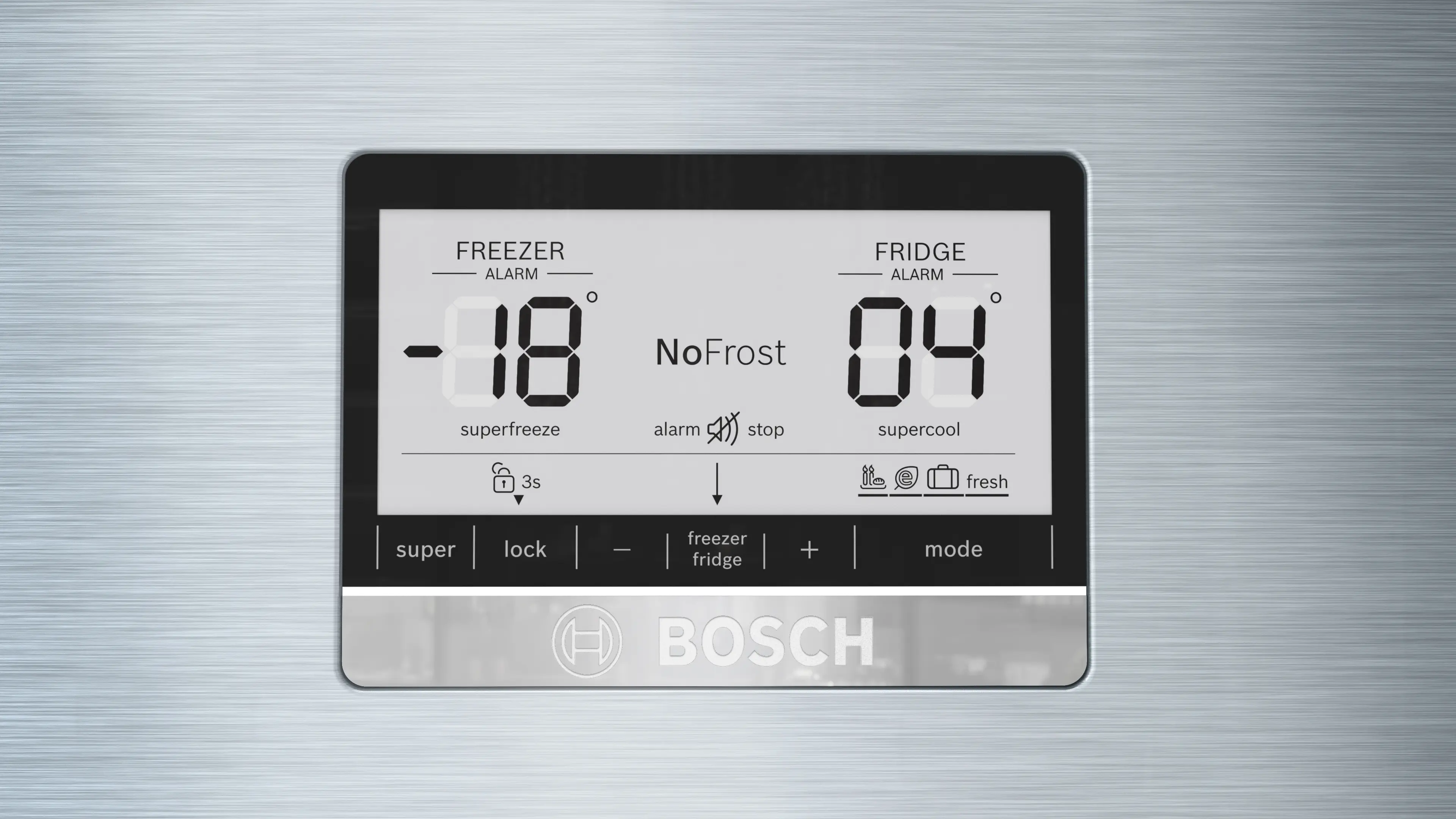 Bosch Bosch KDN76AID0I Series 6 Free-Standing Top Freezer Fridge