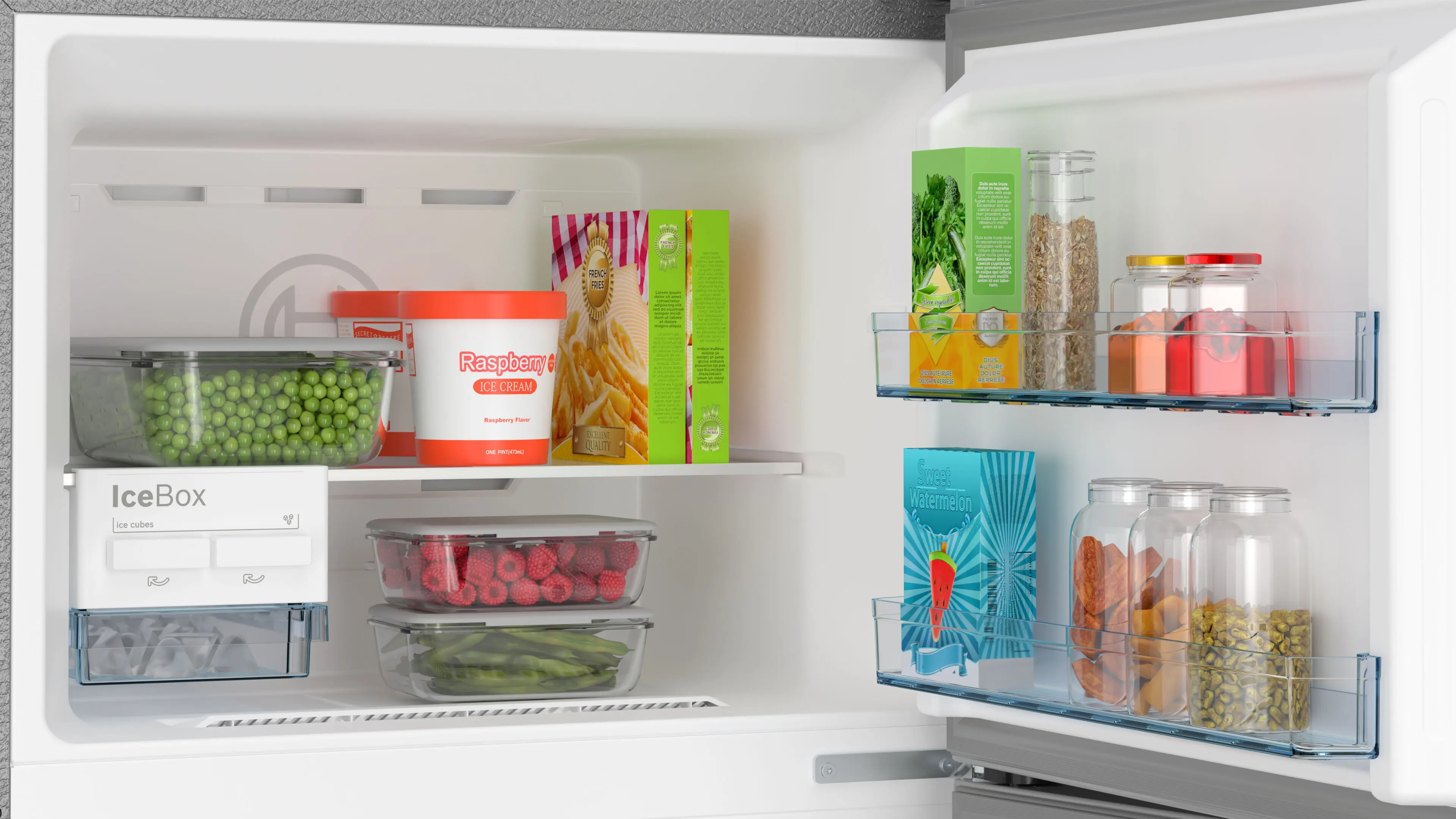 Bosch Home Appliances Bosch CMC33K03NI Series 4 Free-Standing Top Freezer Fridge