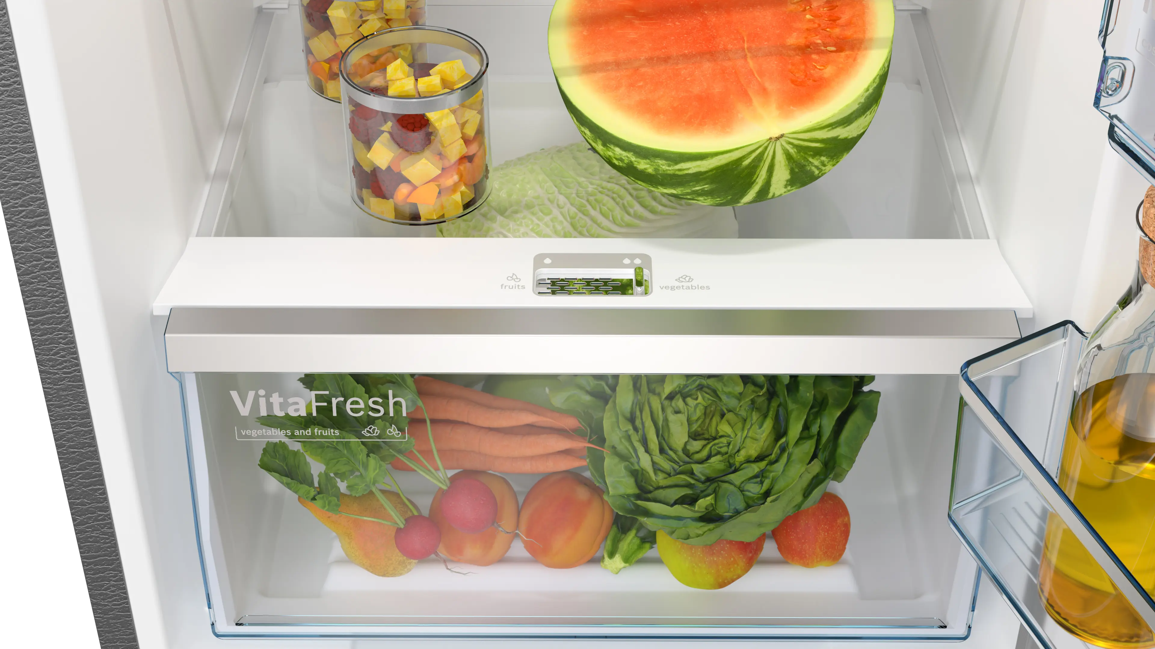 Bosch Bosch CMC36K03NI Series 4 Free-Standing Top Freezer Fridge-Freezer