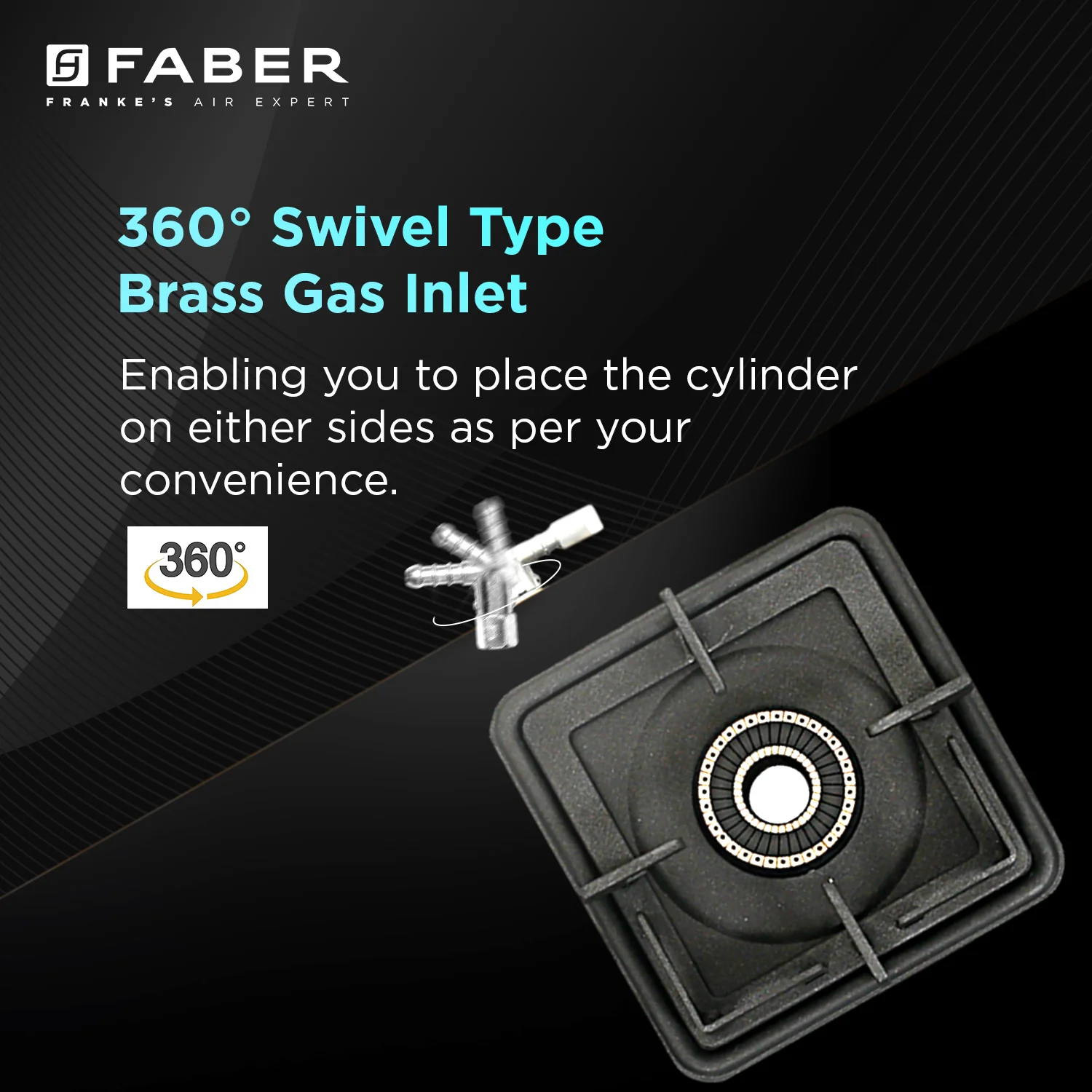 Faber Faber HOB COOKTOP PRINCE PLUS 3BB BK