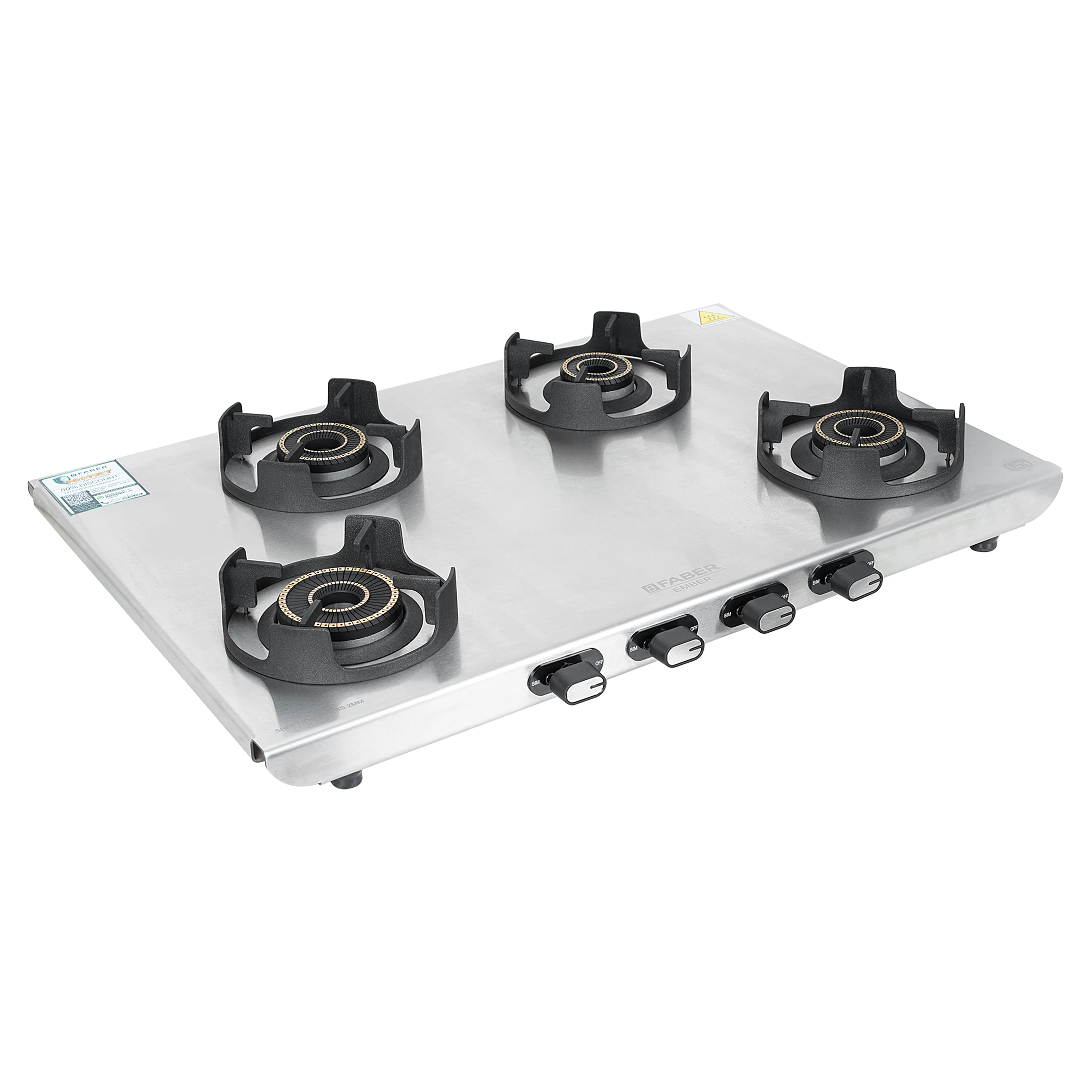 Faber Faber Cooktop Ember 4BB SS CI