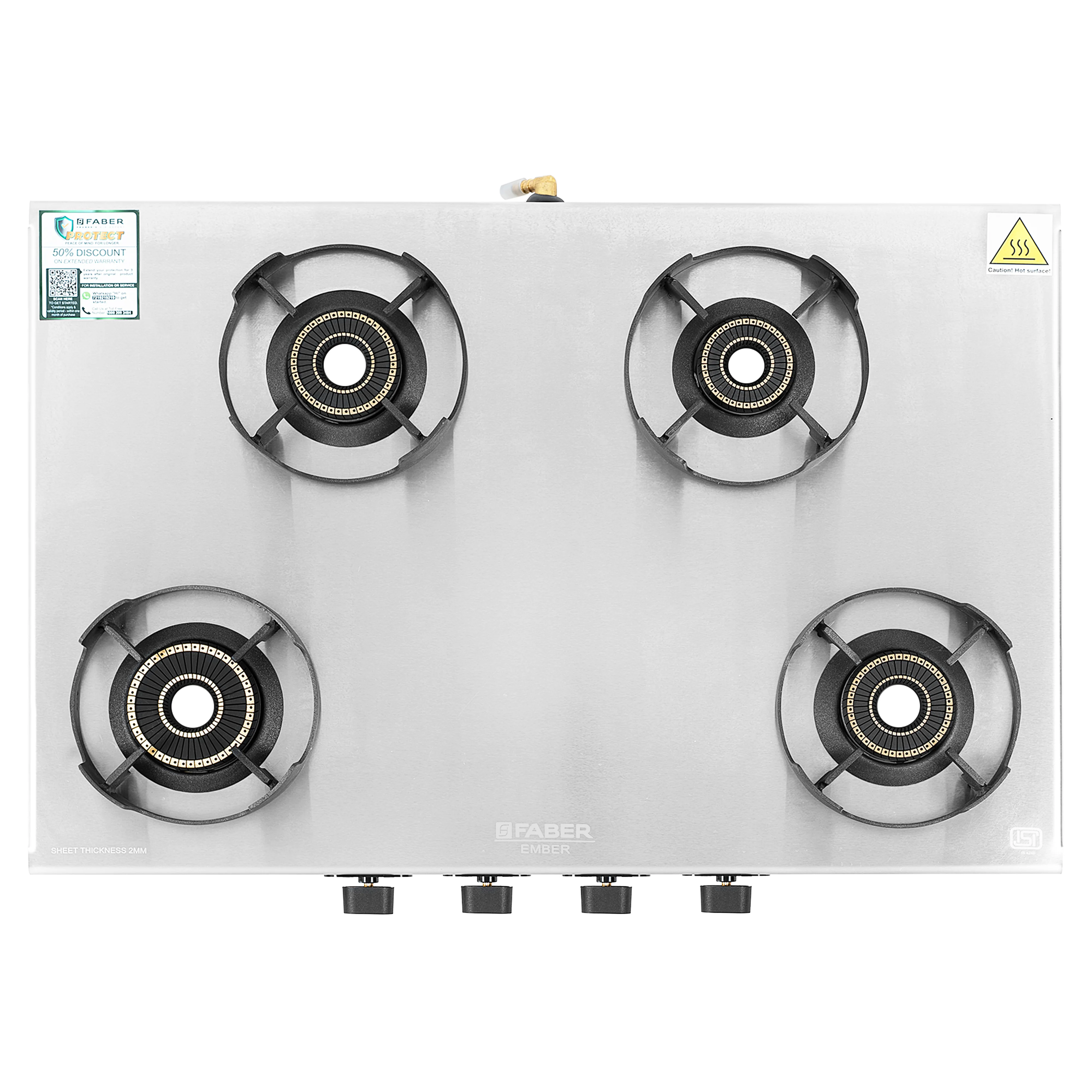 Faber Faber Cooktop Ember 4BB SS CI