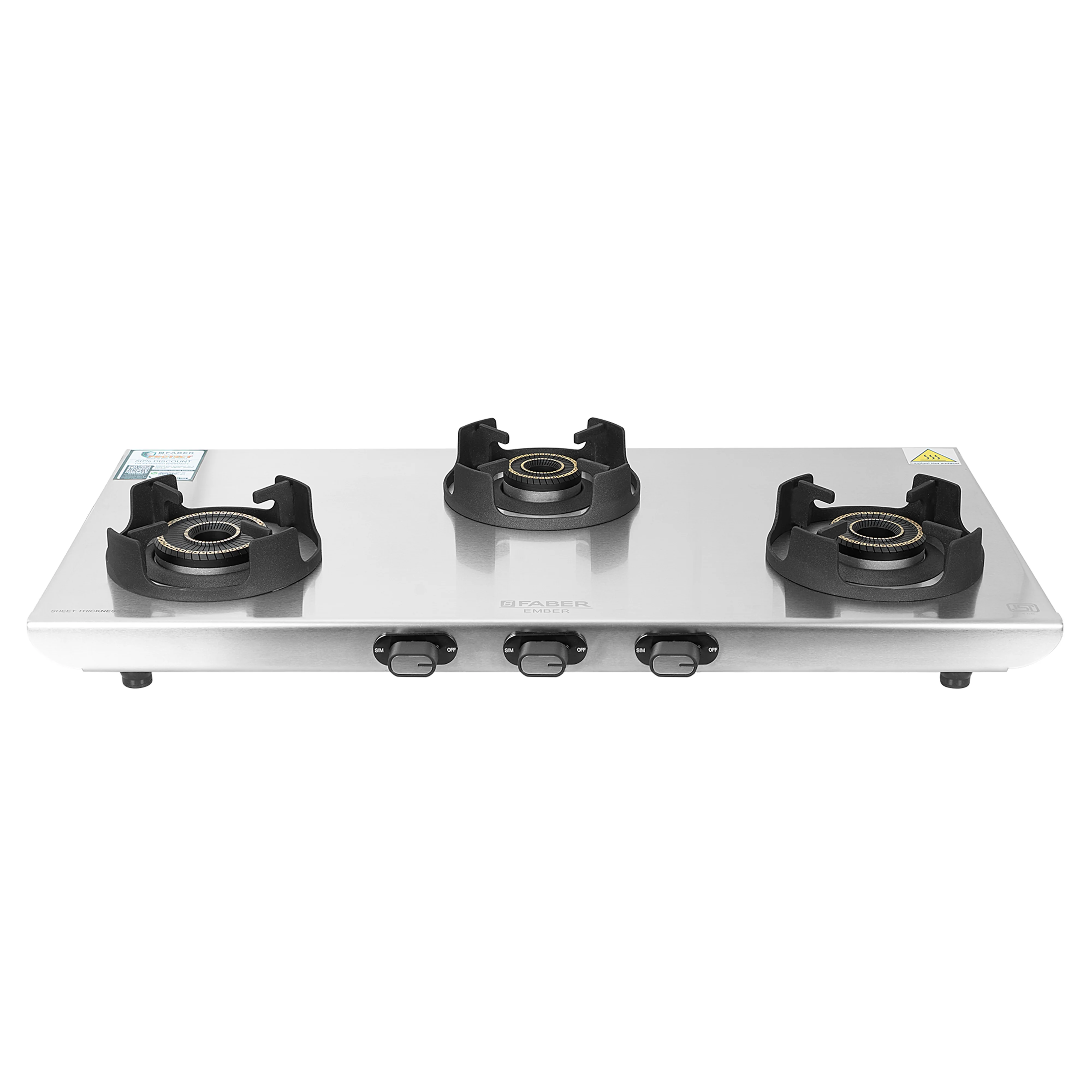 Faber Faber Cooktop Ember 3 Burner Stainless Steel