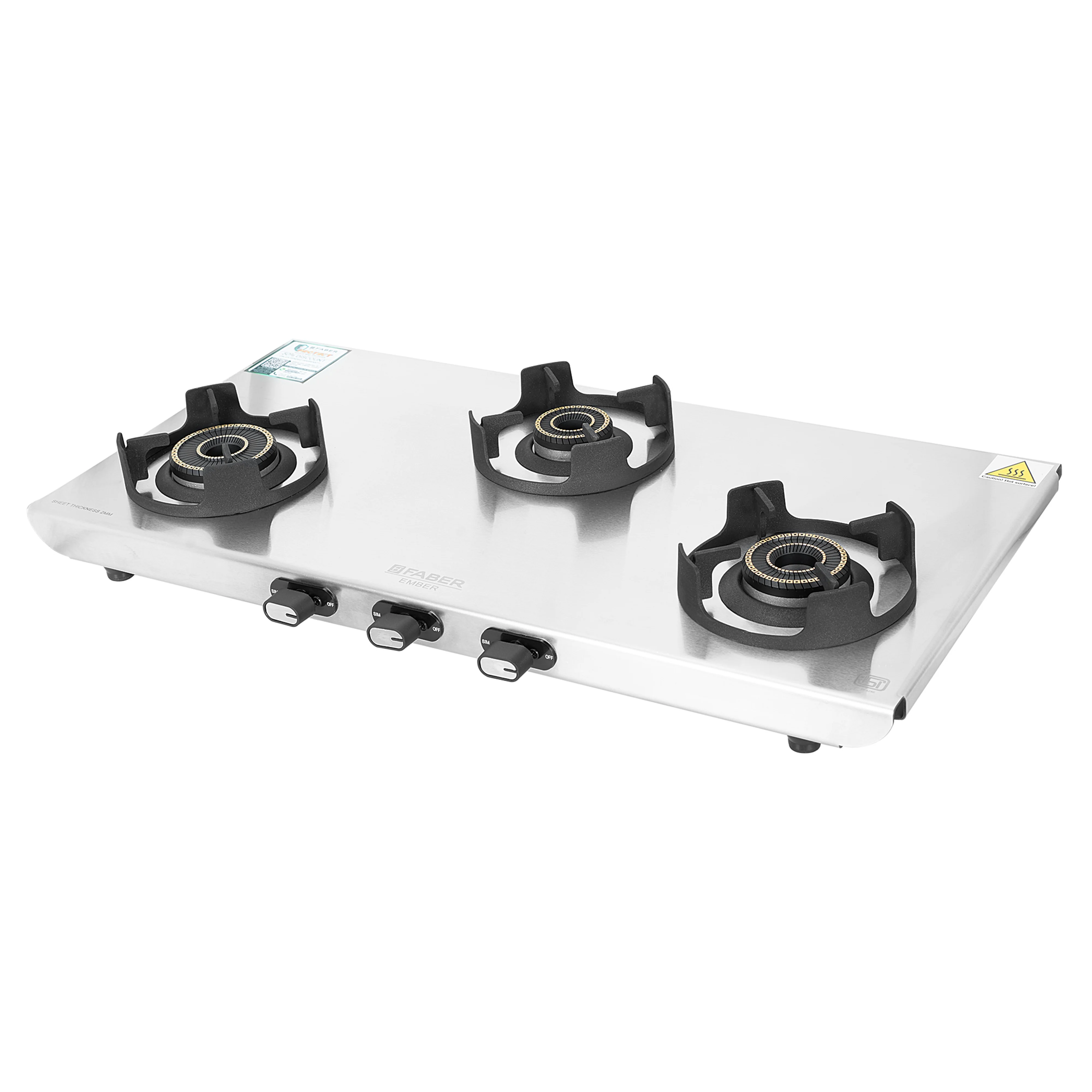Faber Faber Cooktop Ember 3 Burner Stainless Steel