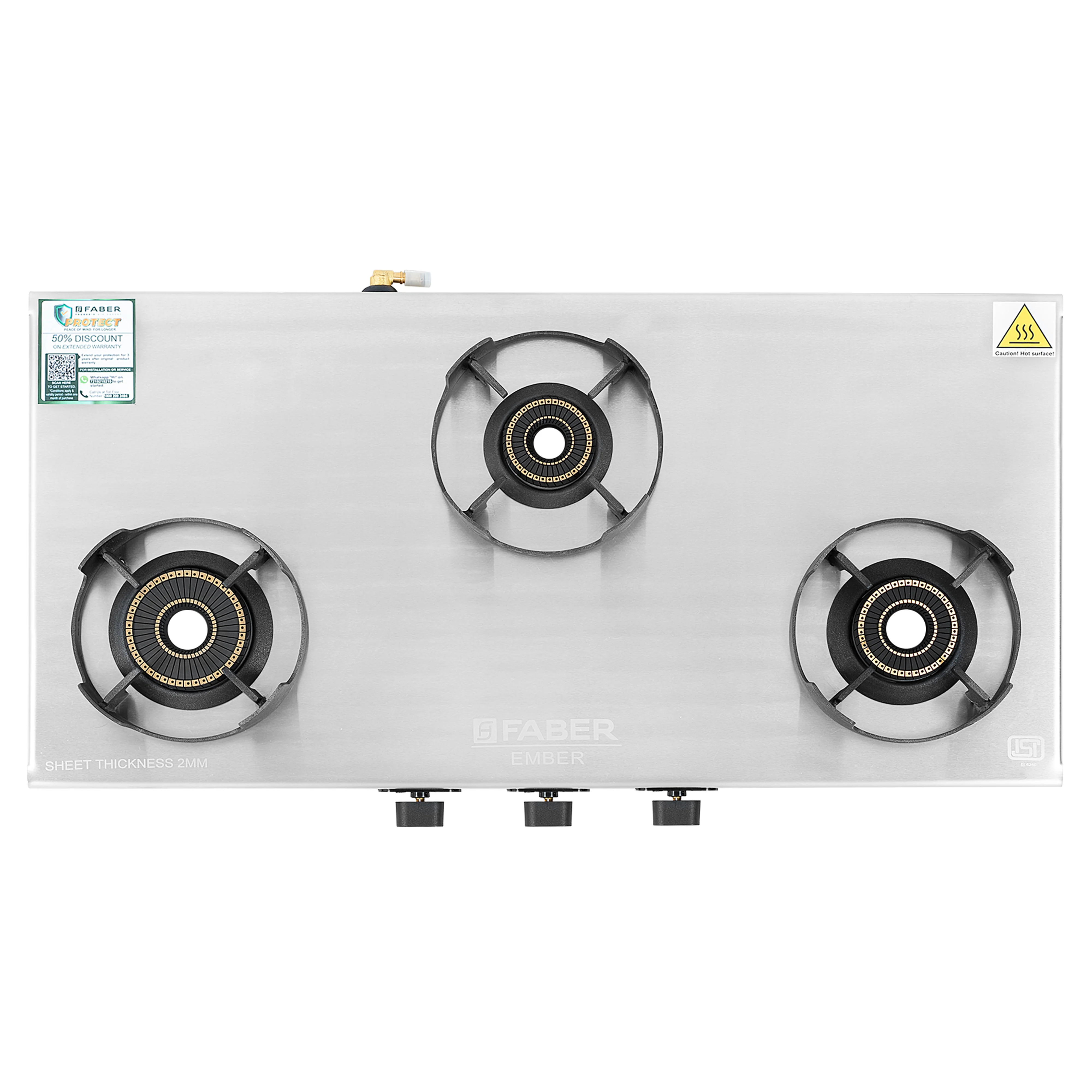 Faber Faber Cooktop Ember 3 Burner Stainless Steel