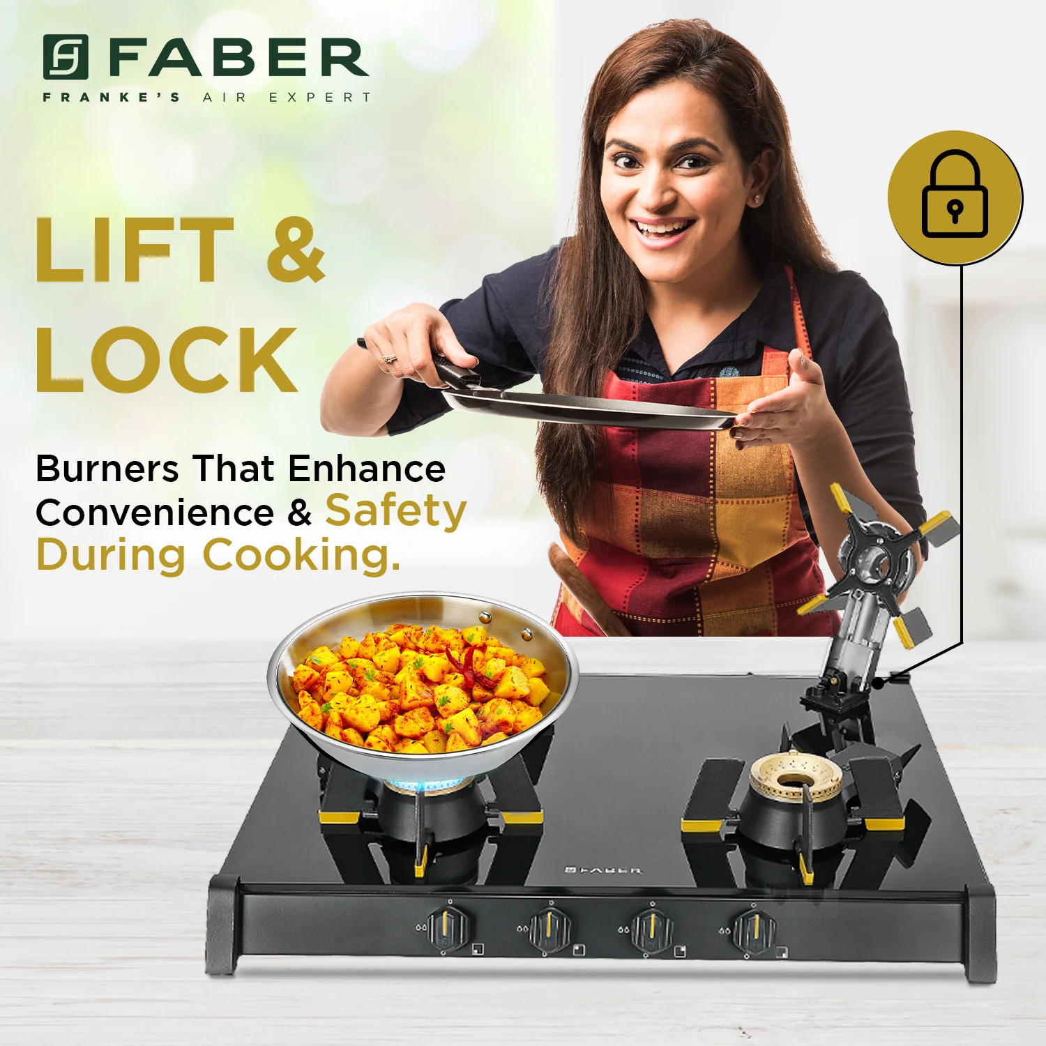 Faber HOB COOKTOP GENIUS 704 BK