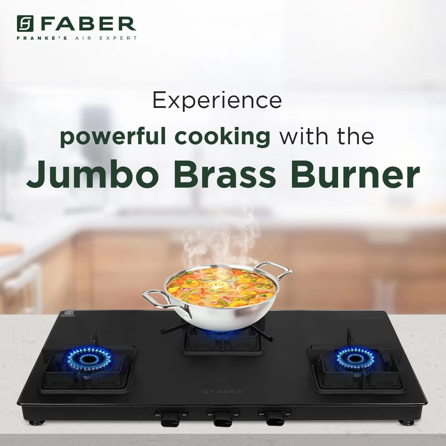 Faber Faber Cooktop Blossom 3BB BK CI