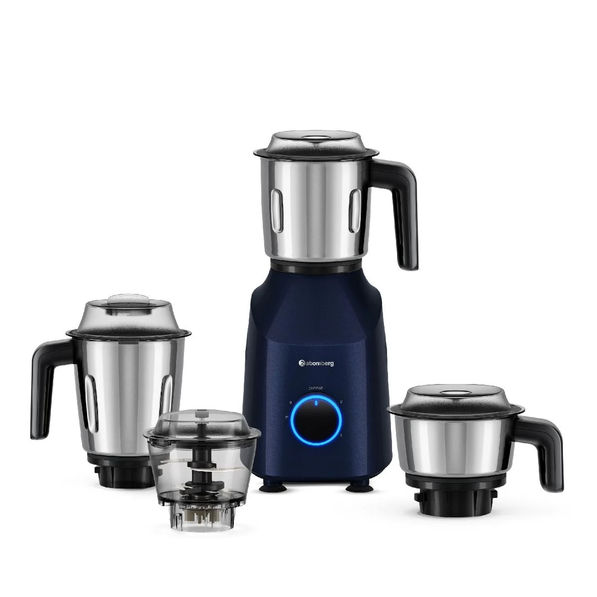 Atomberg Atomberg Xiana Mixer Grinder with Unique Coarse Mode | Advanced Safety Features | 4 Jars including Unique Chopper Jar with Hands Free Operation