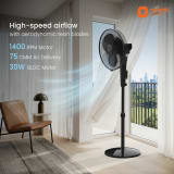 Orient Electric Harrier BLDC Stand Fan | 400MM | Remote Based | 2 Year Warranty — photo 2