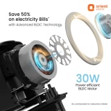 Orient Electric Harrier BLDC Stand Fan | 400MM | Remote Based | 2 Year Warranty — photo 4