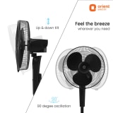 Orient Electric Harrier BLDC Stand Fan | 400MM | Remote Based | 2 Year Warranty — photo 8