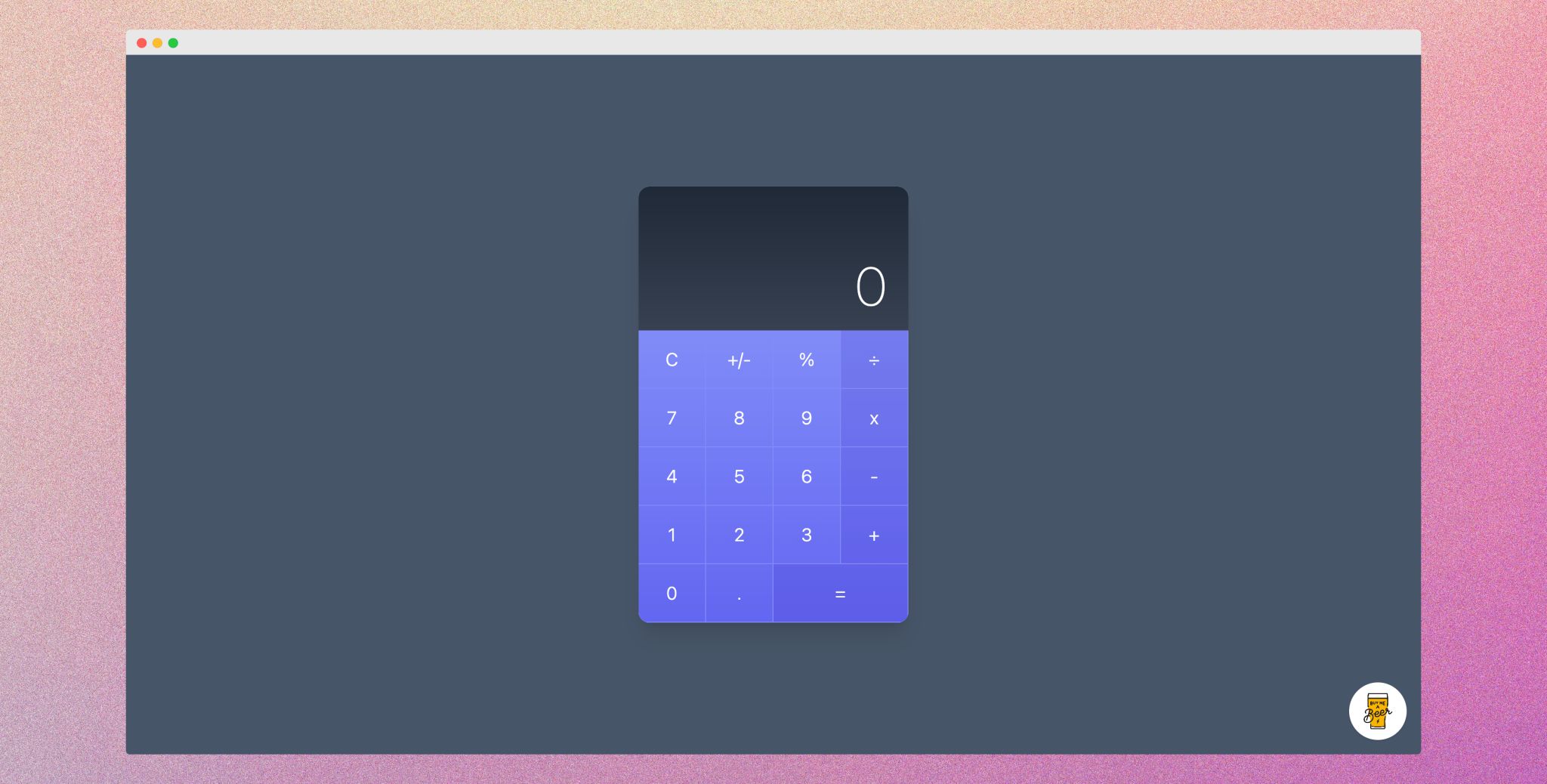 Calculadora moderna en Angular