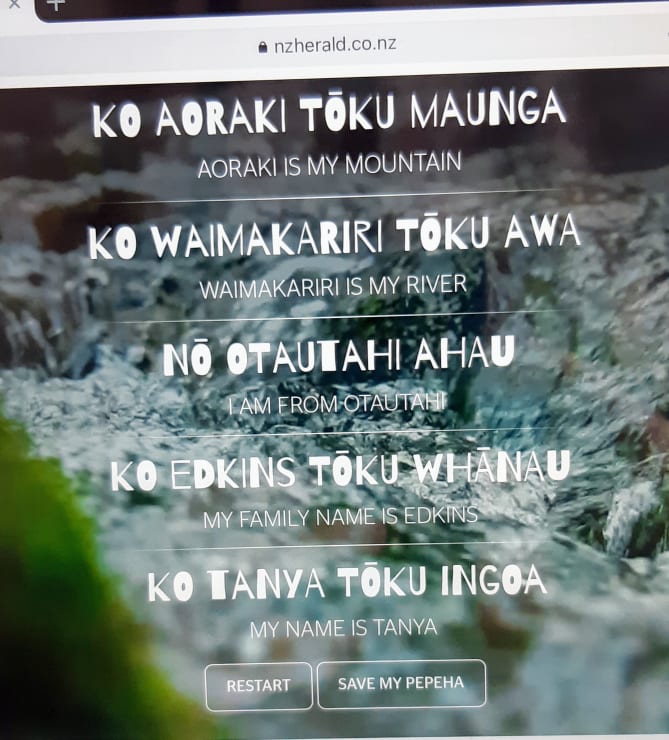Photo of Tanya | Maori Languge Moment 2021