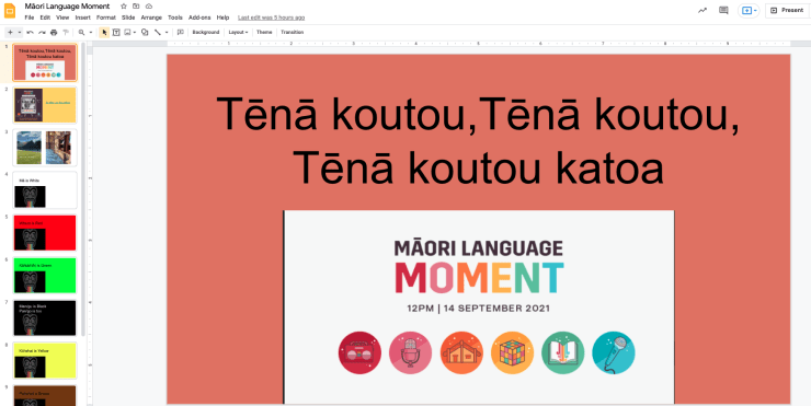 Photo of Jay | Maori Language Moment 2021