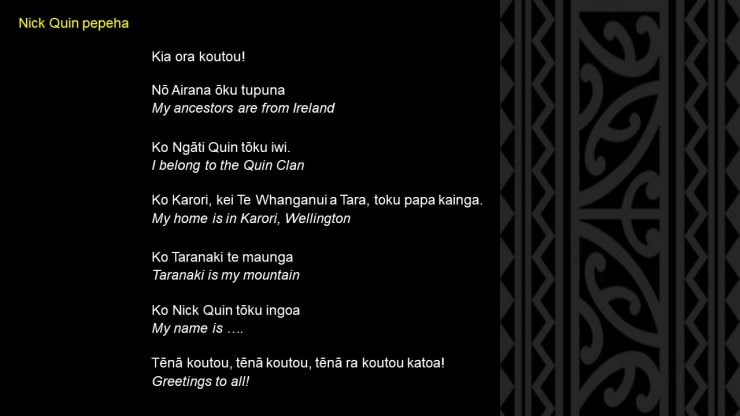 Photo of Nick | Maori Language Moment 2021