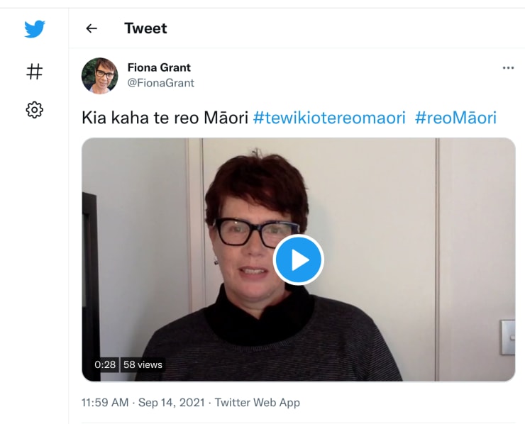 Photo of Fiona | Maori Language Moment 2021