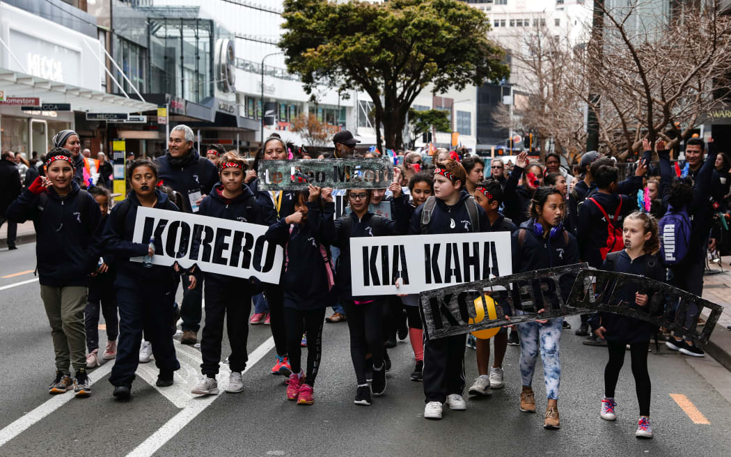 Photo of Te Wiki o te Reo Māori Parade 2018