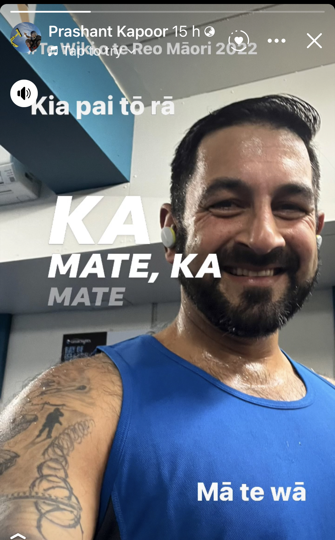 Photo of Prashant | Te Wiki o te Reo Māori 2022