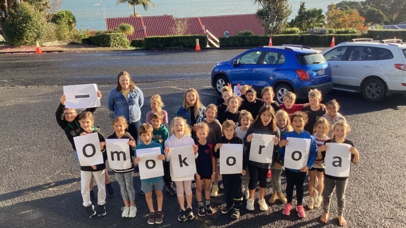 Photo of Tamariki successful putting the Ō in Ōmokoroa