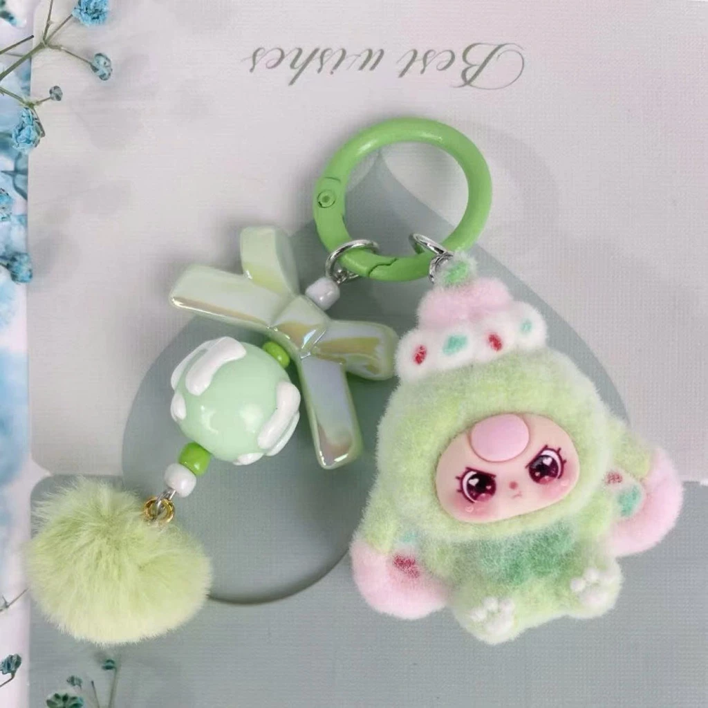 Móc Khoá Dây Charm Lông Thỏ, Móc Chìa Khoá Baby Three Cute Quà Tặng Phụ Kiện Túi Balo Siêu Dễ Thương. — quà lưu niệm Việt Nam