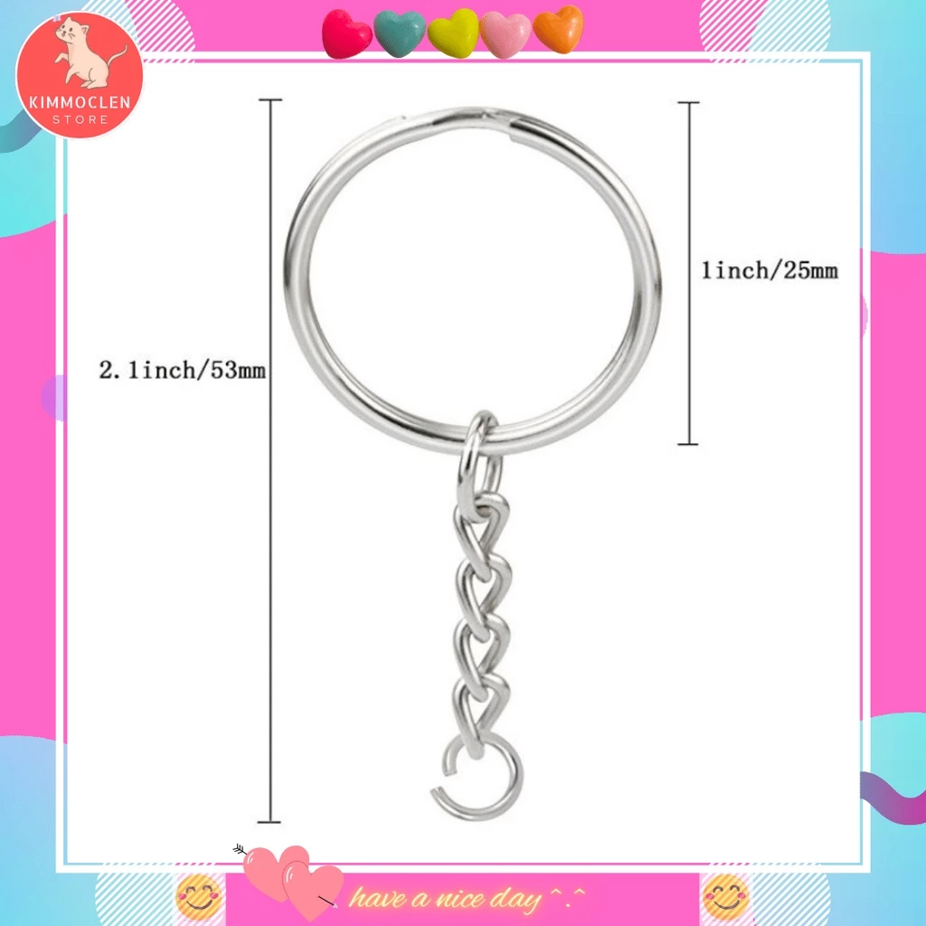 Set 50 Khoen Móc Khoá Chất Lượng Tốt Thú Bông ảnh 3